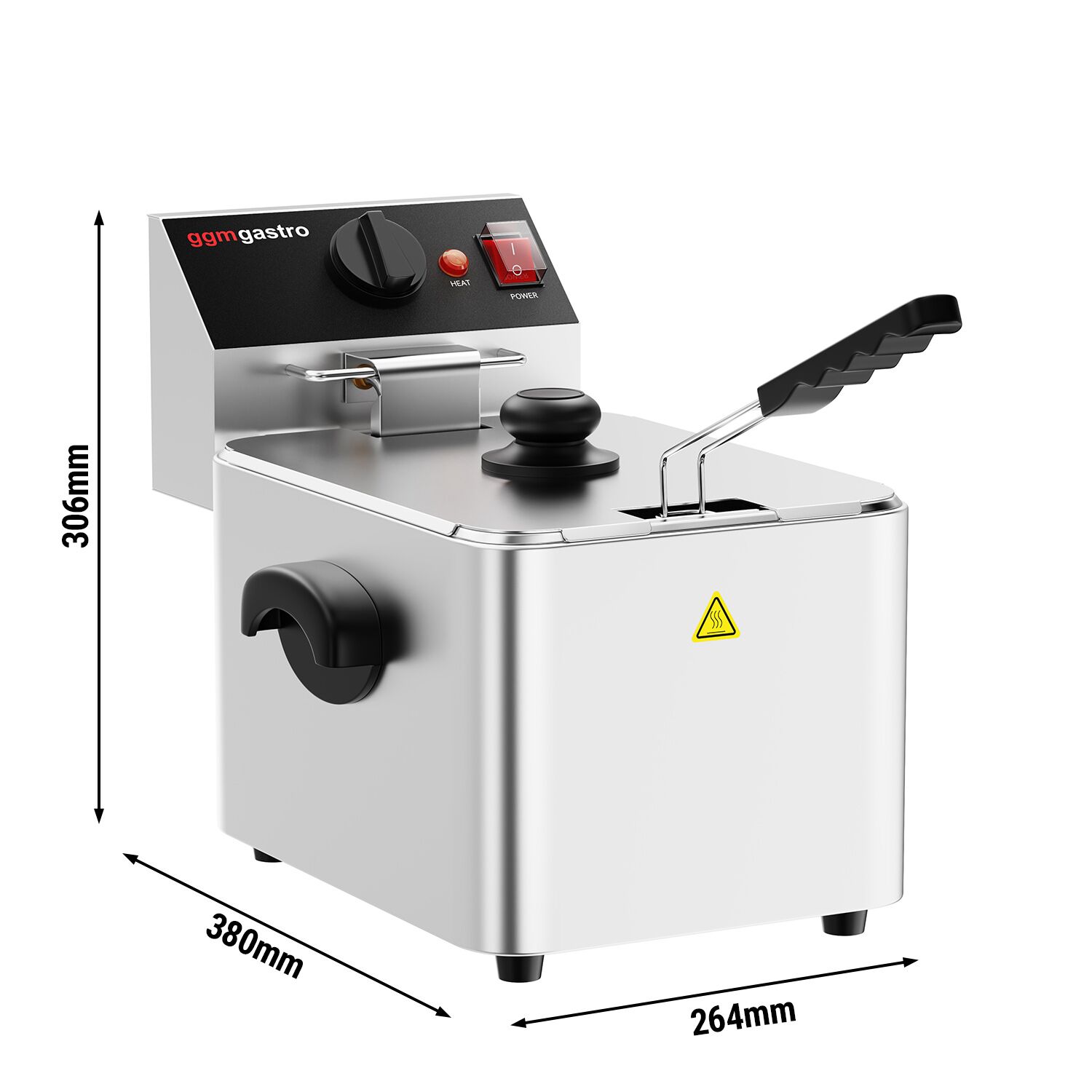 Friteuse électrique – 4 litres – 2,5 kW