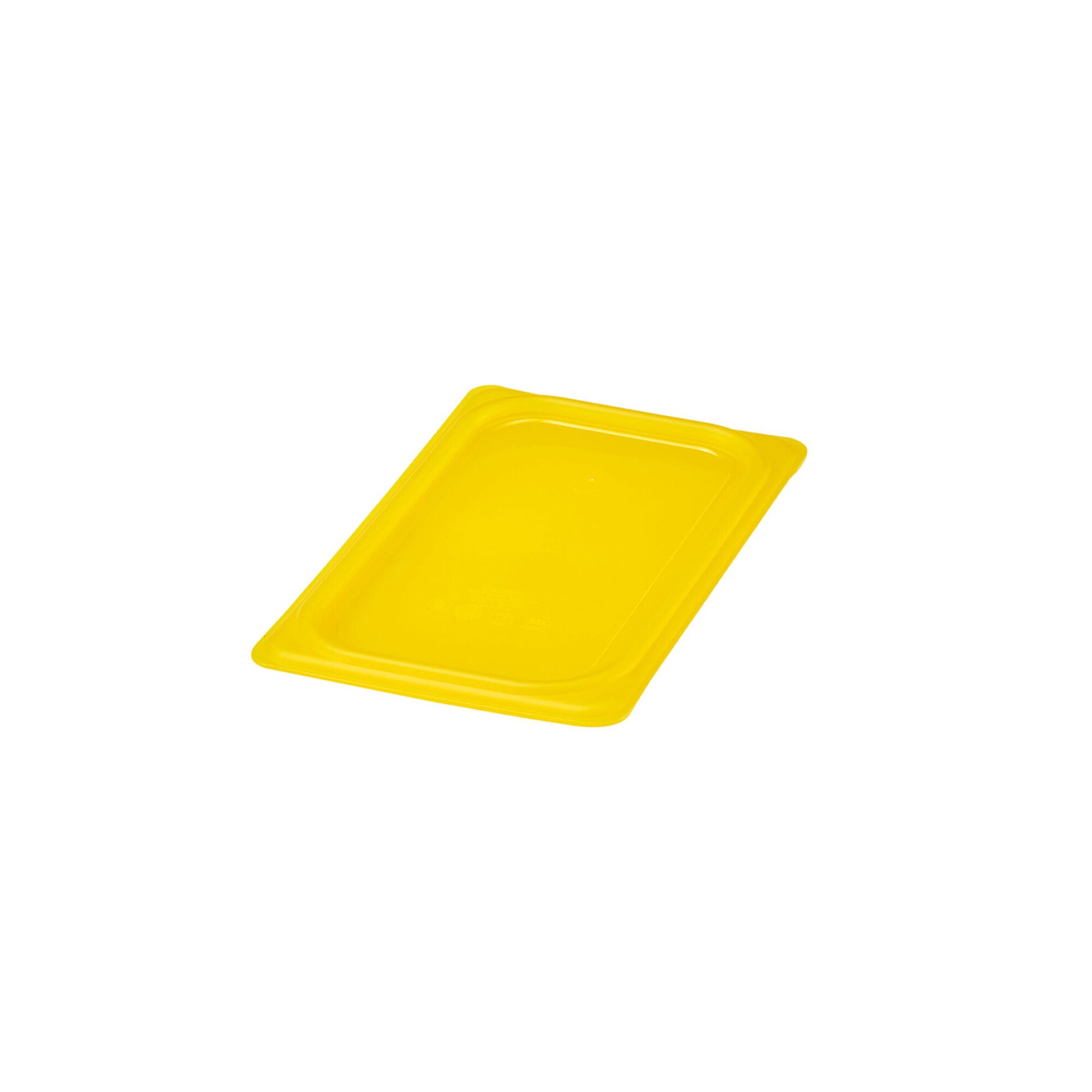 (6 pièces) CAMBRO | SafeTrak - Couvercle en polypropylène GN 1/4 - Jaune
