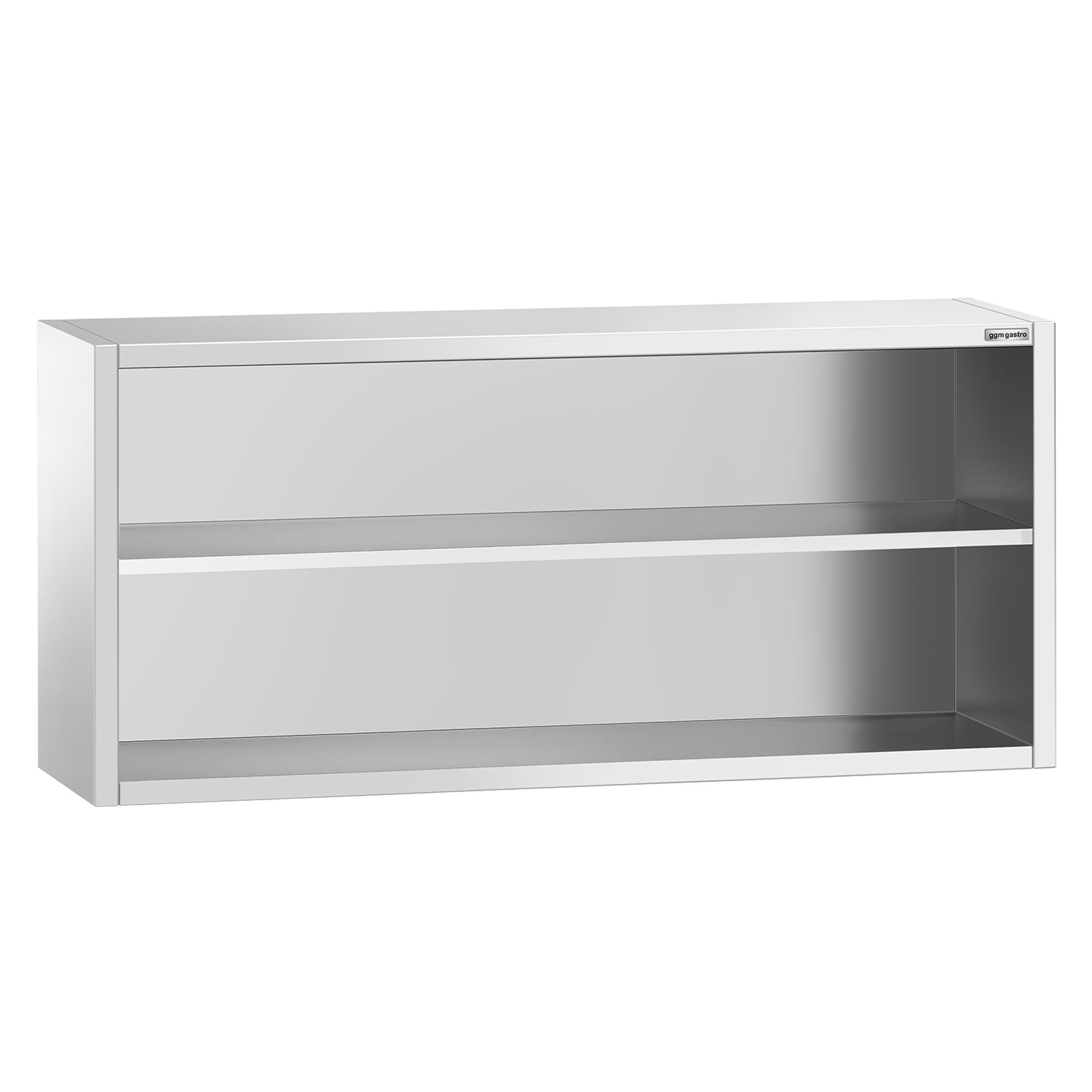 Armoire murale en acier inoxydable PREMIUM - 2000x400mm - sans portes (ouvert) - 800mm de haut
