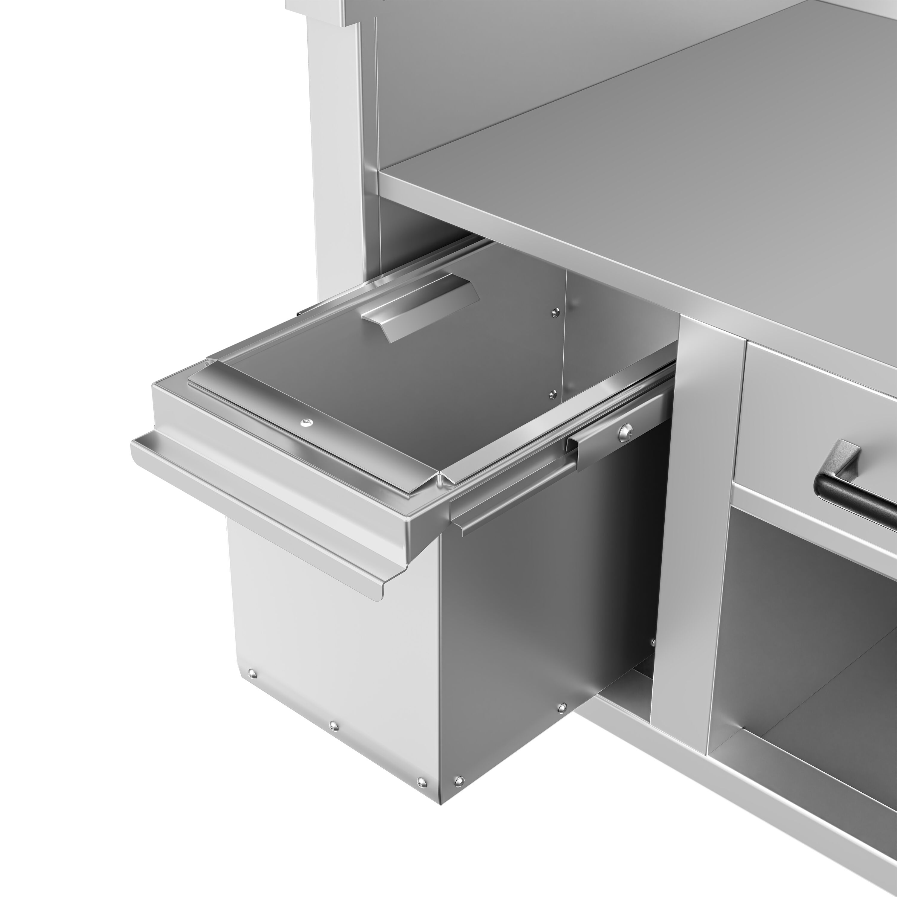 Commercial Gas Chargrill BERLIN - 960mm - Countertop - 790mm Deep - 4 Grill Grids - Cast-Iron Cooking Grids - 14kW