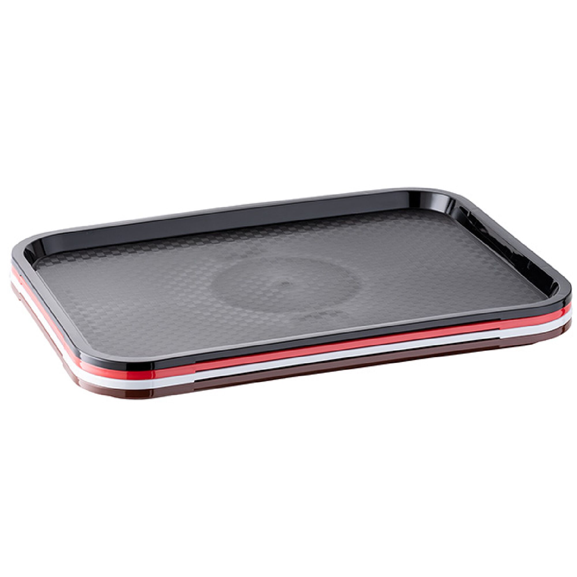 (6 pièces) Plateau FAST FOOD – polypropylène – 410×305 mm – Noir