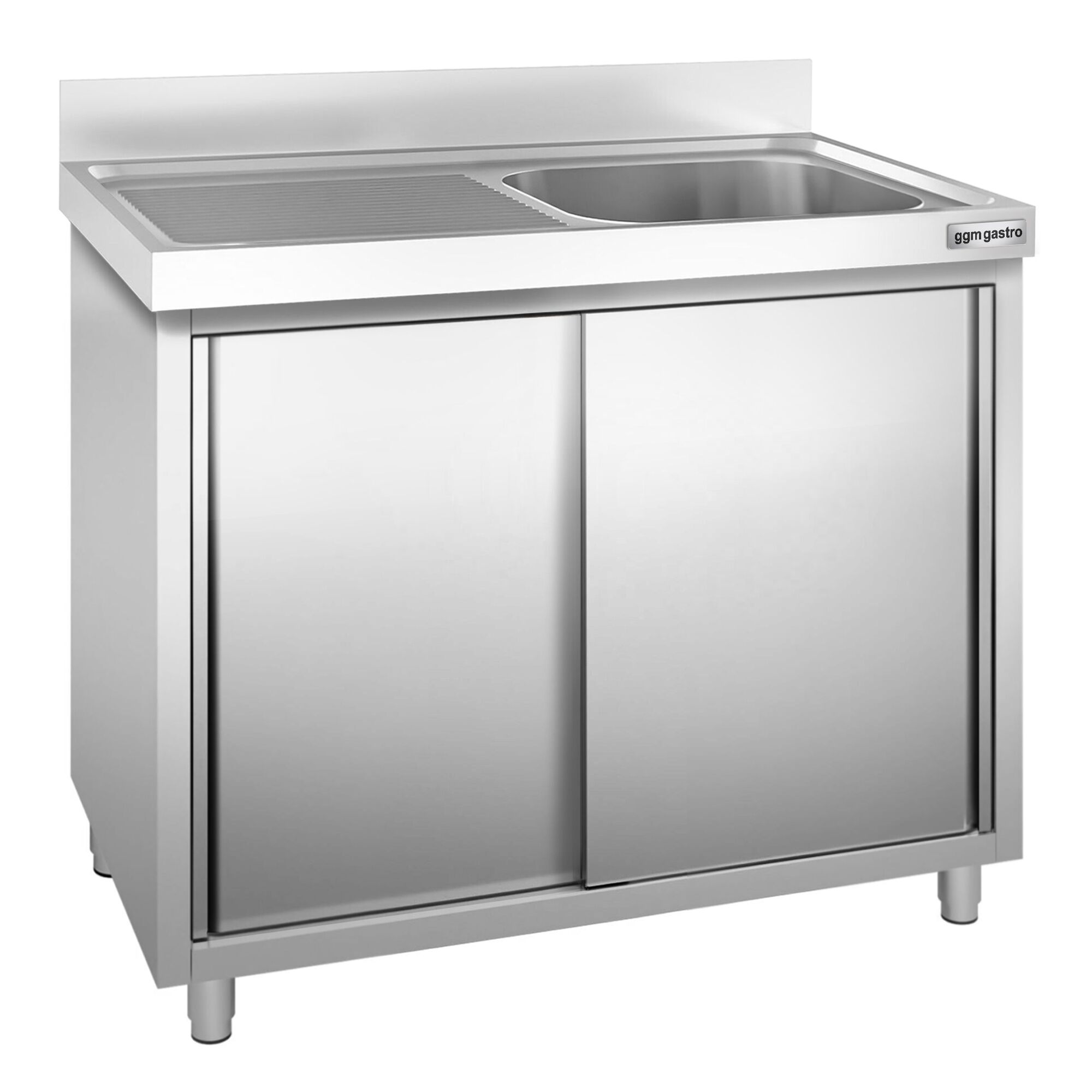 Plonge PREMIUM - 1200x700mm - avec 1 bac à droite