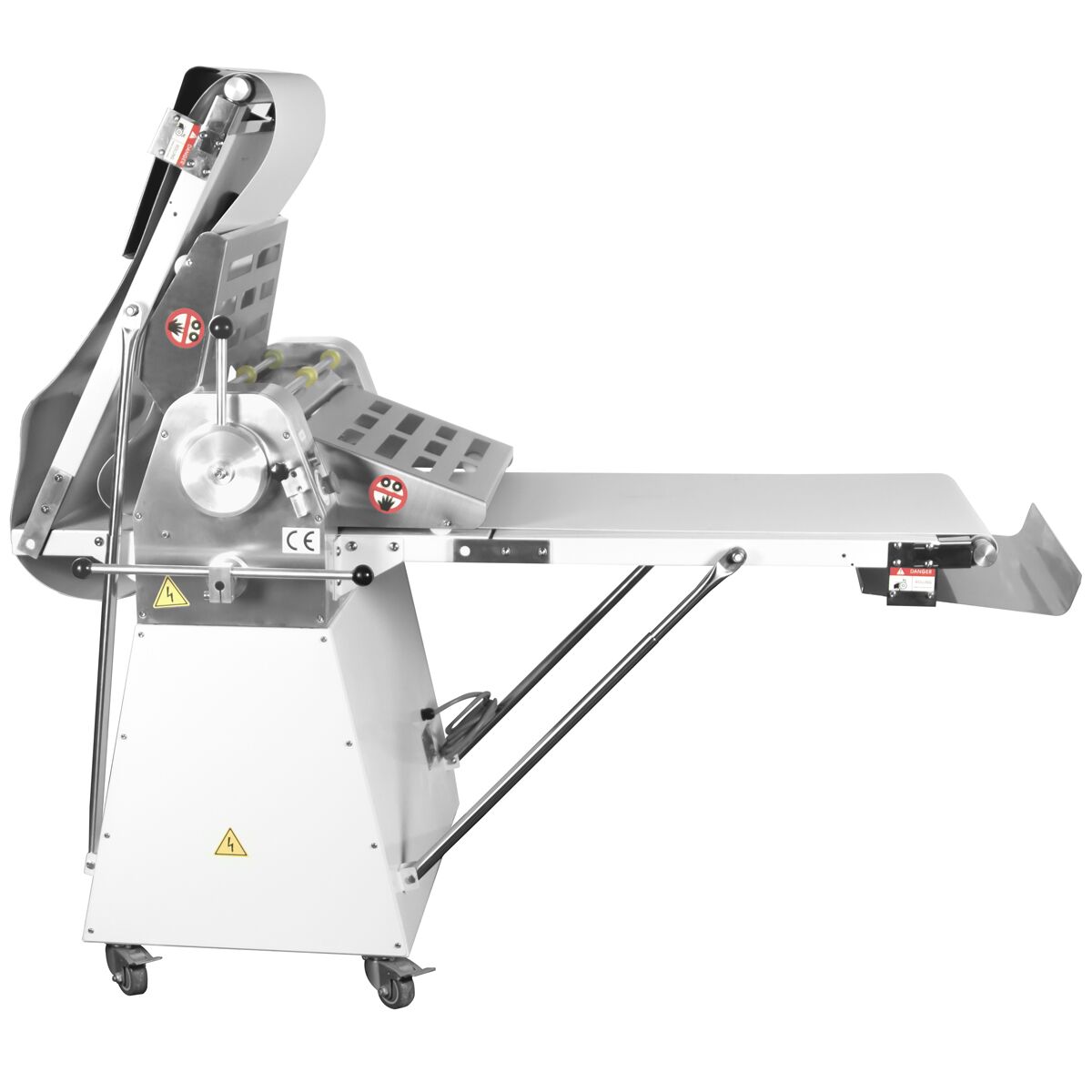 Laminoir à bandes - Sur piétement - 750W - Acier inoxydable