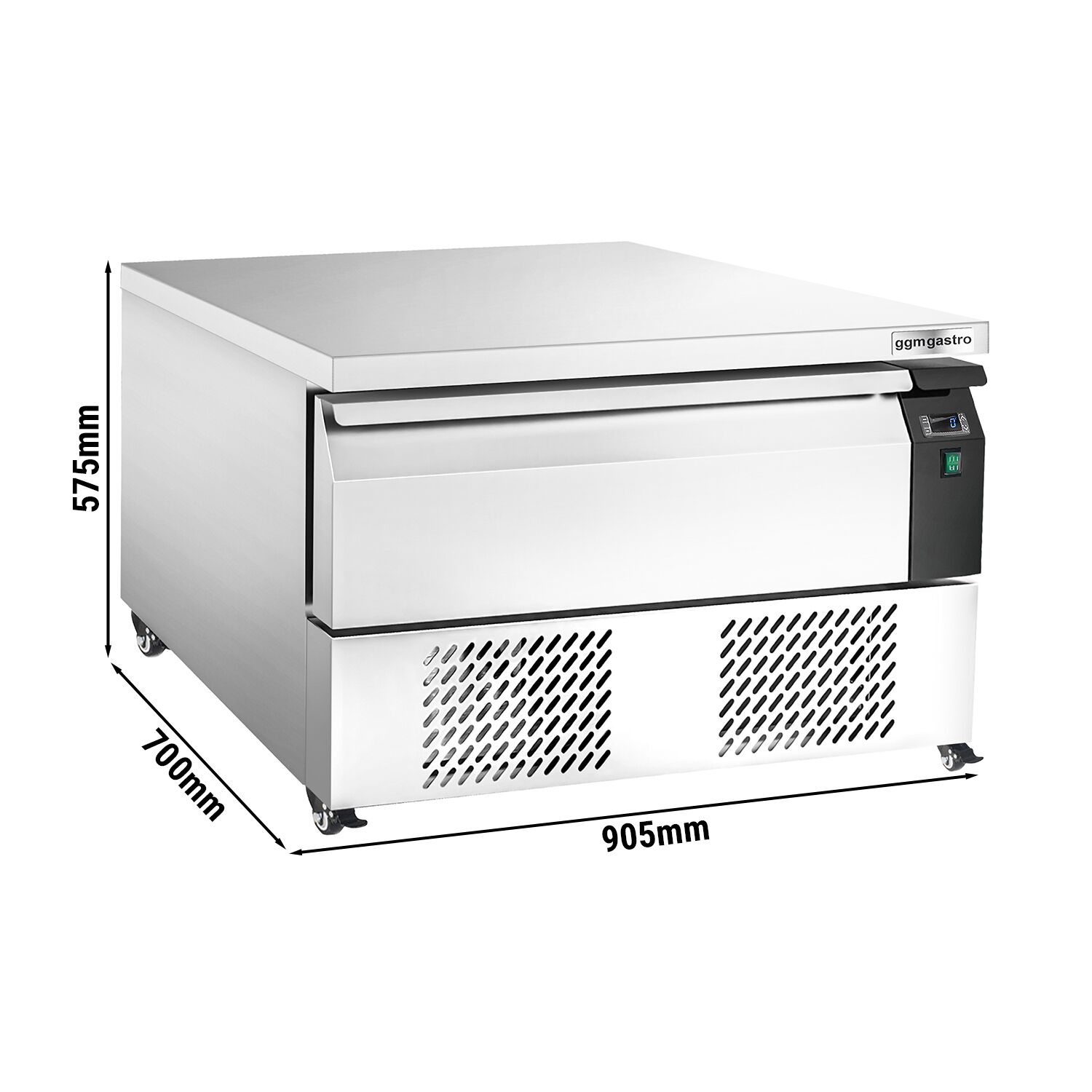 Combinaison soubassement congélateur/réfrigéré - 905 mm - 1 tiroir
