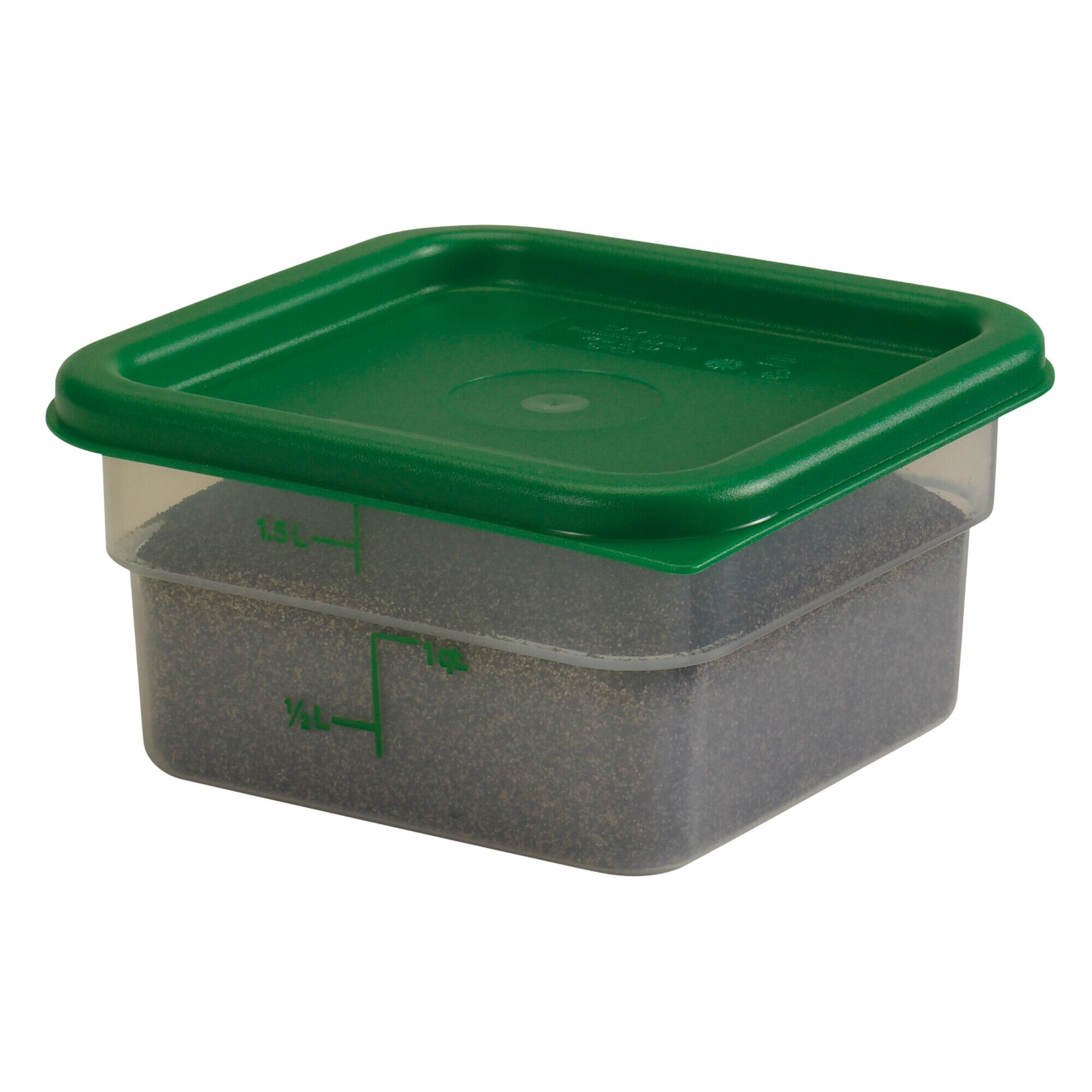 (6 pièces) CAMBRO | CAMSQUARES® – Récipient – 1,9 litre – transparent