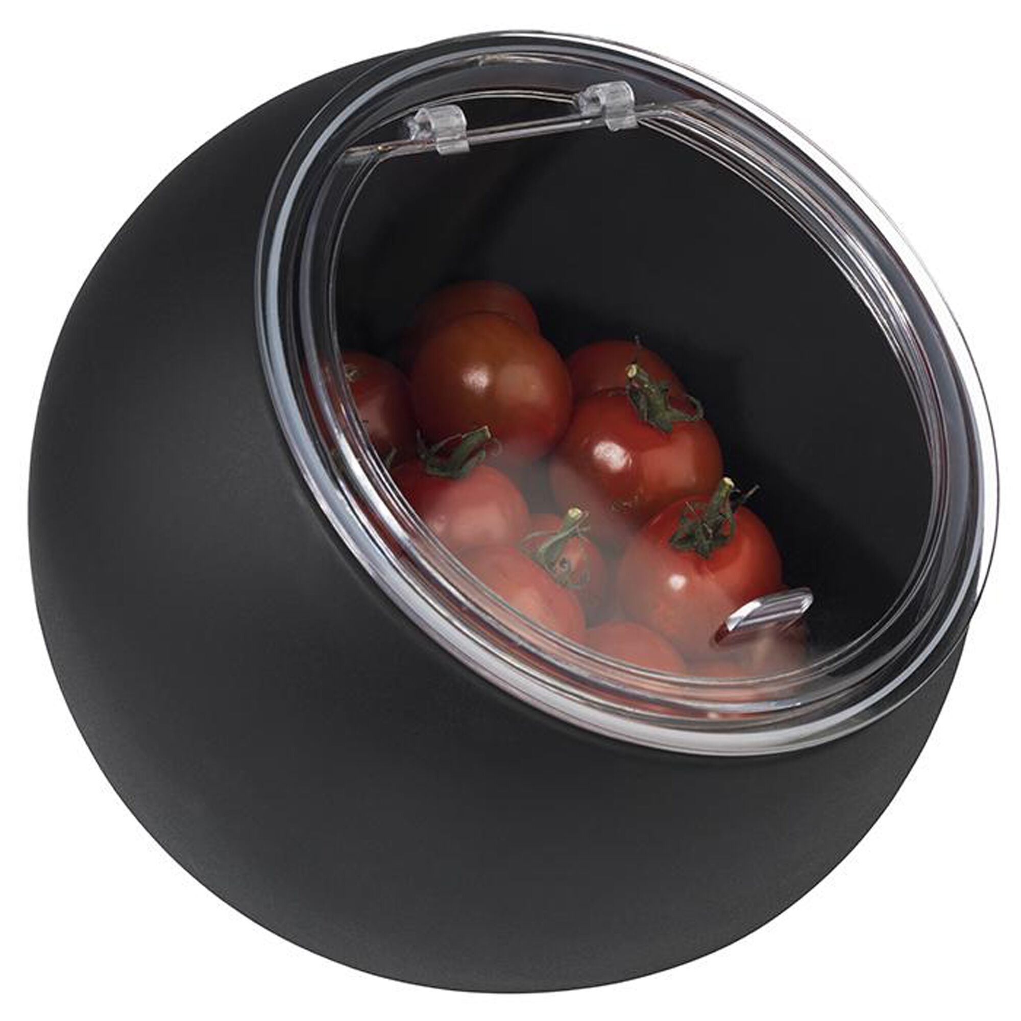 Saladier MOON - Mélamine - 0,8L - carré - 190x190mm - Profondeur : 175mm - Noir