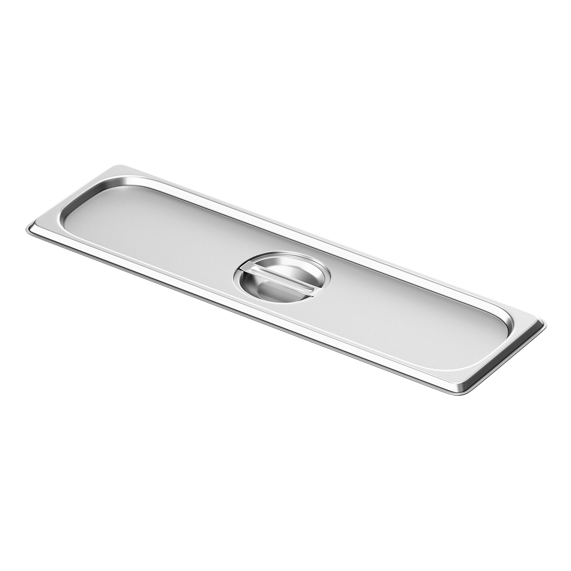 (6 pièces) Couvercle en acier inoxydable GN 2/4
