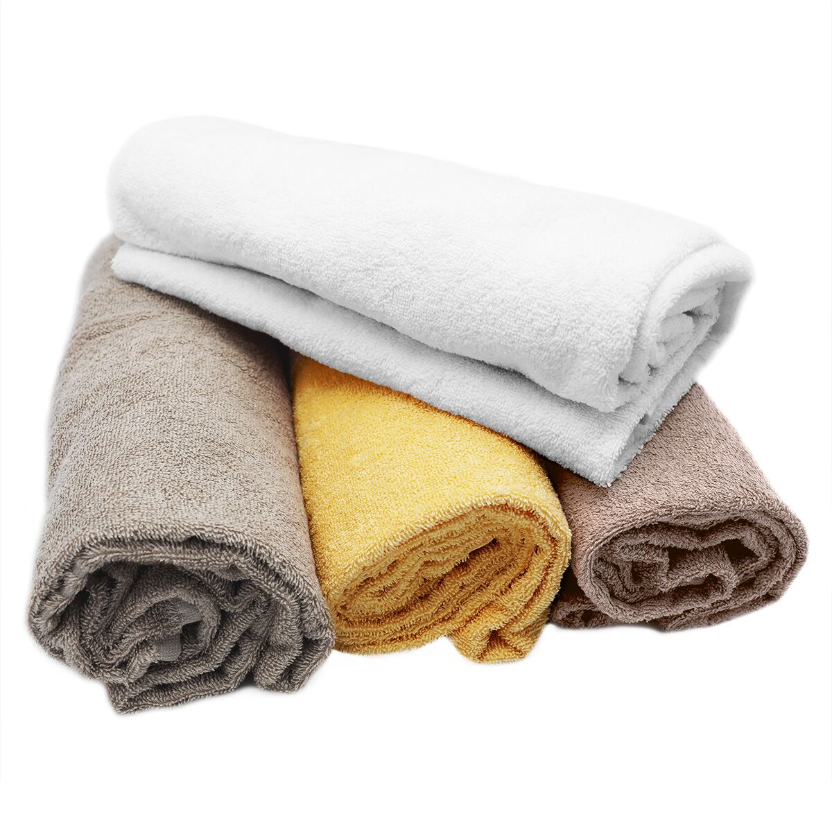 (10 pcs) Drap de bain Grönland - 70x140cm - 100%coton - Taupe