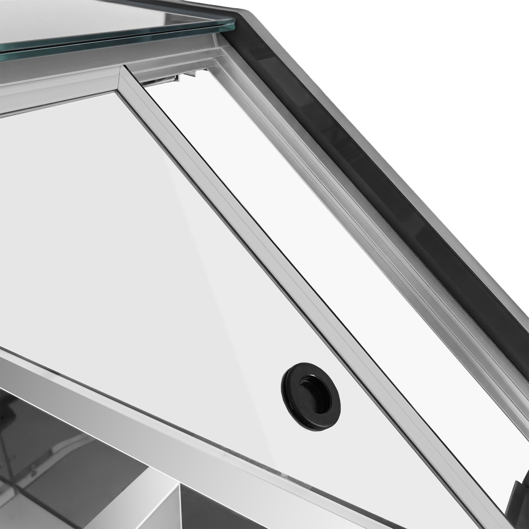 Vitrine à glace THEO – 1300 mm – refroidissement ventilé – pour 6 bacs à glace de 5 litres – Noir