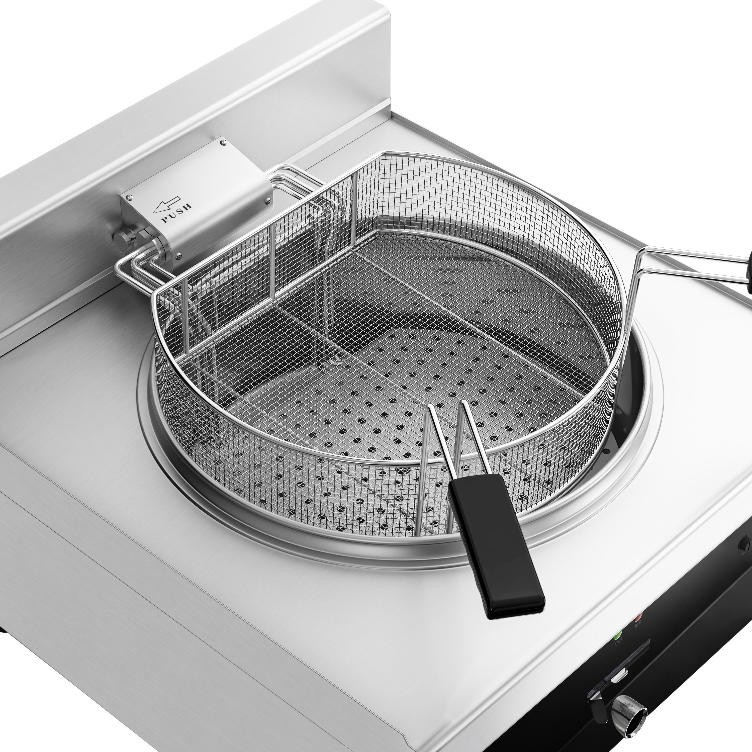 Friteuse de poisson électrique professionnelle - 25L - 14,0kW