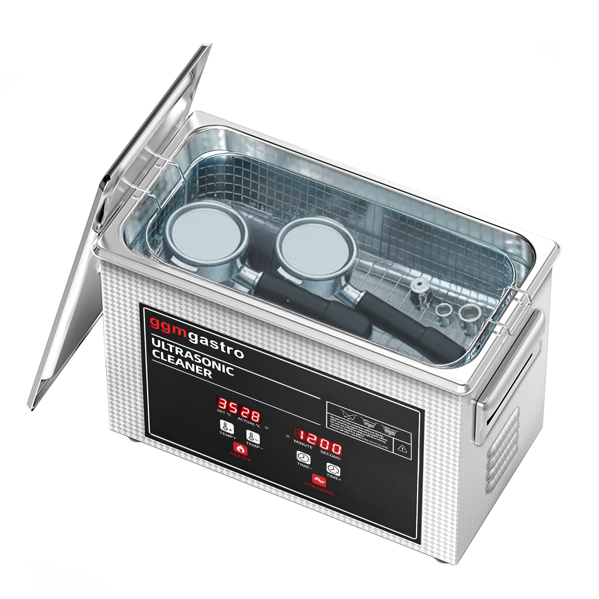 Nettoyeur à Ultrasons - 4,5 Litres - 180 Watt Puissance Ultrasonique