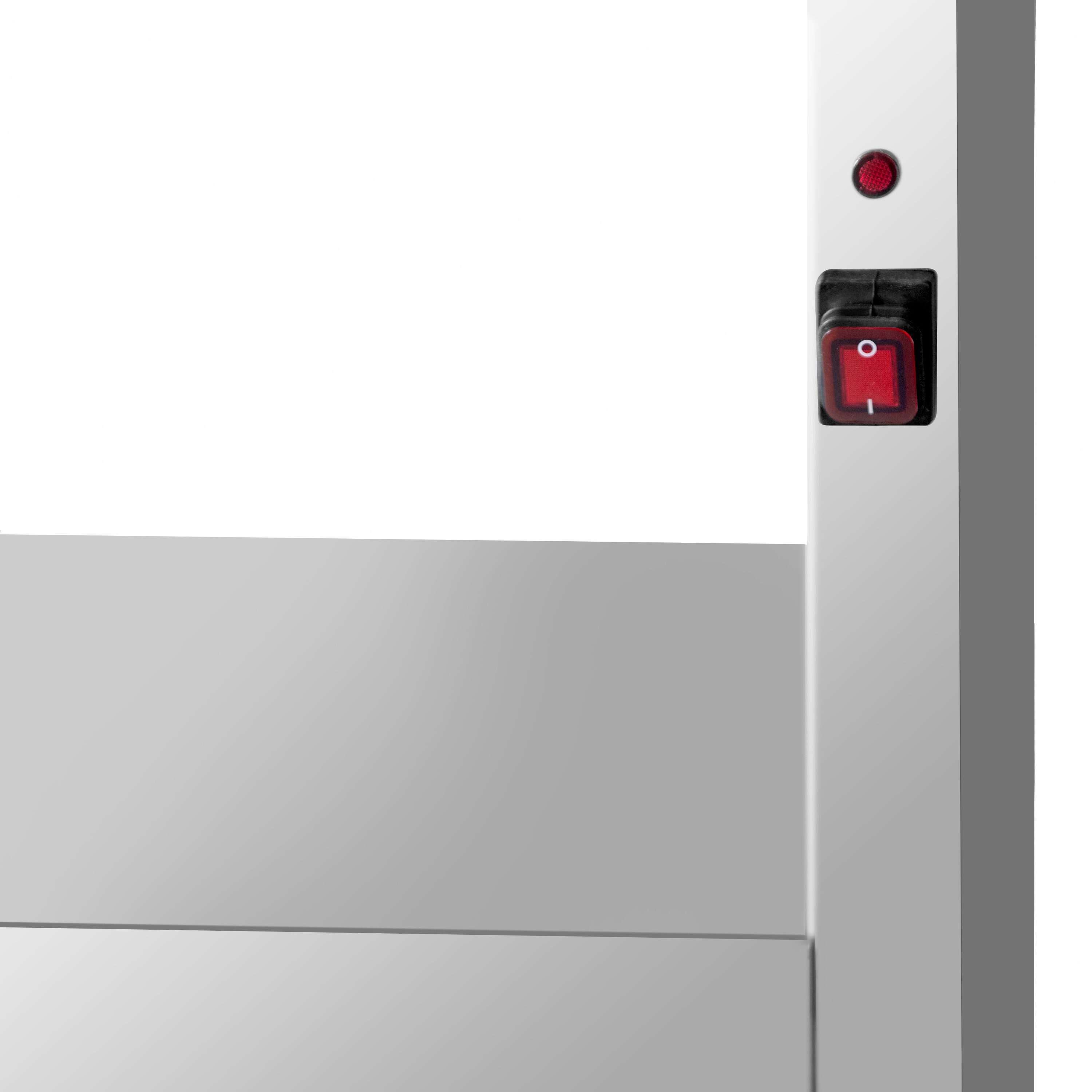 Värmebrygga - med värmelampa - 900x300 mm - 720 W - 2 uppvärmda plan
