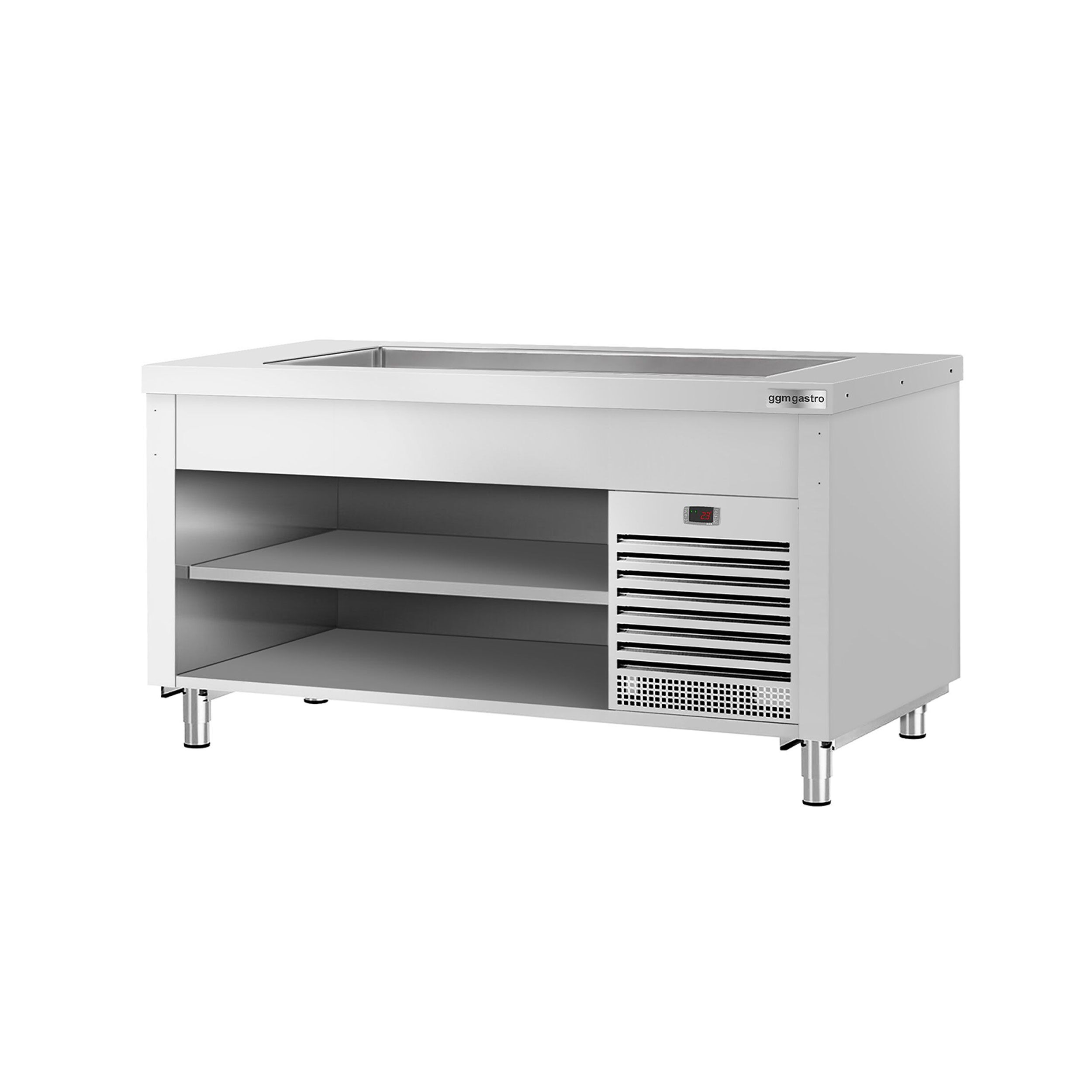 Buffet réfrigéré KOPENHAGEN - 1560mm - avec cuve réfrigérée - pour 4x GN 1/1