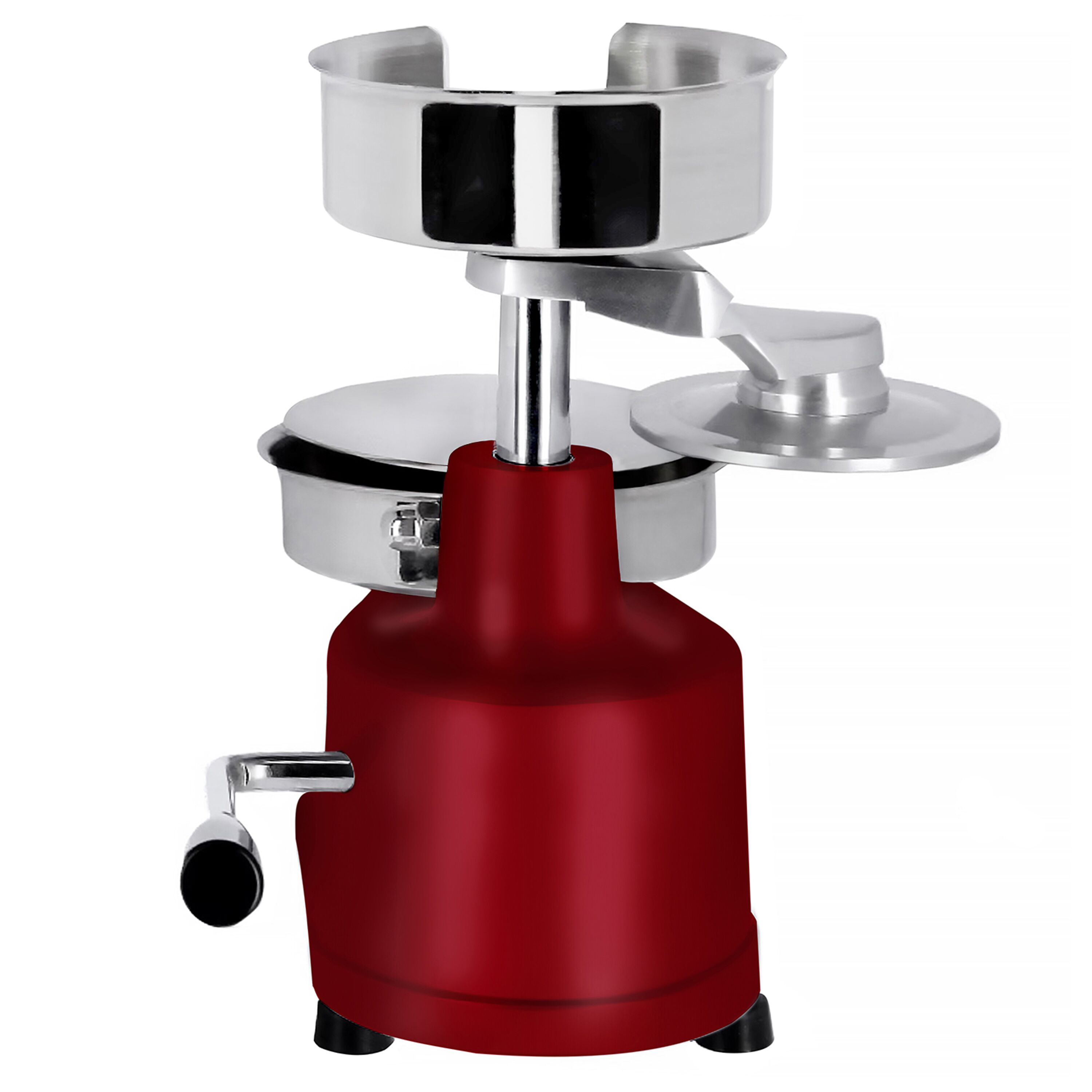 Machine à hamburgers manuelle - Ø 150 mm - Rouge