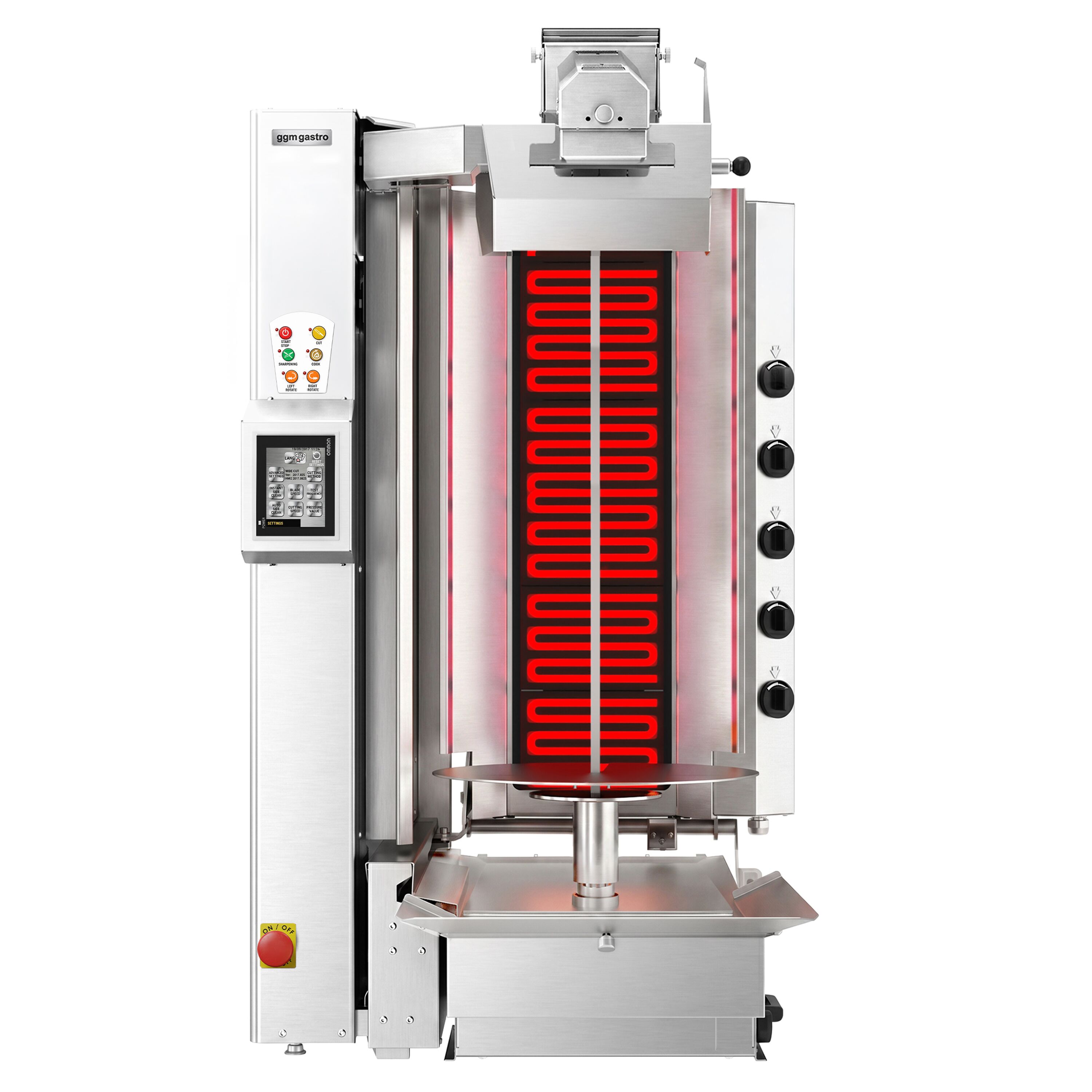 Elektrisk kebabrobot - 8,0 kW - max. 120 kg
