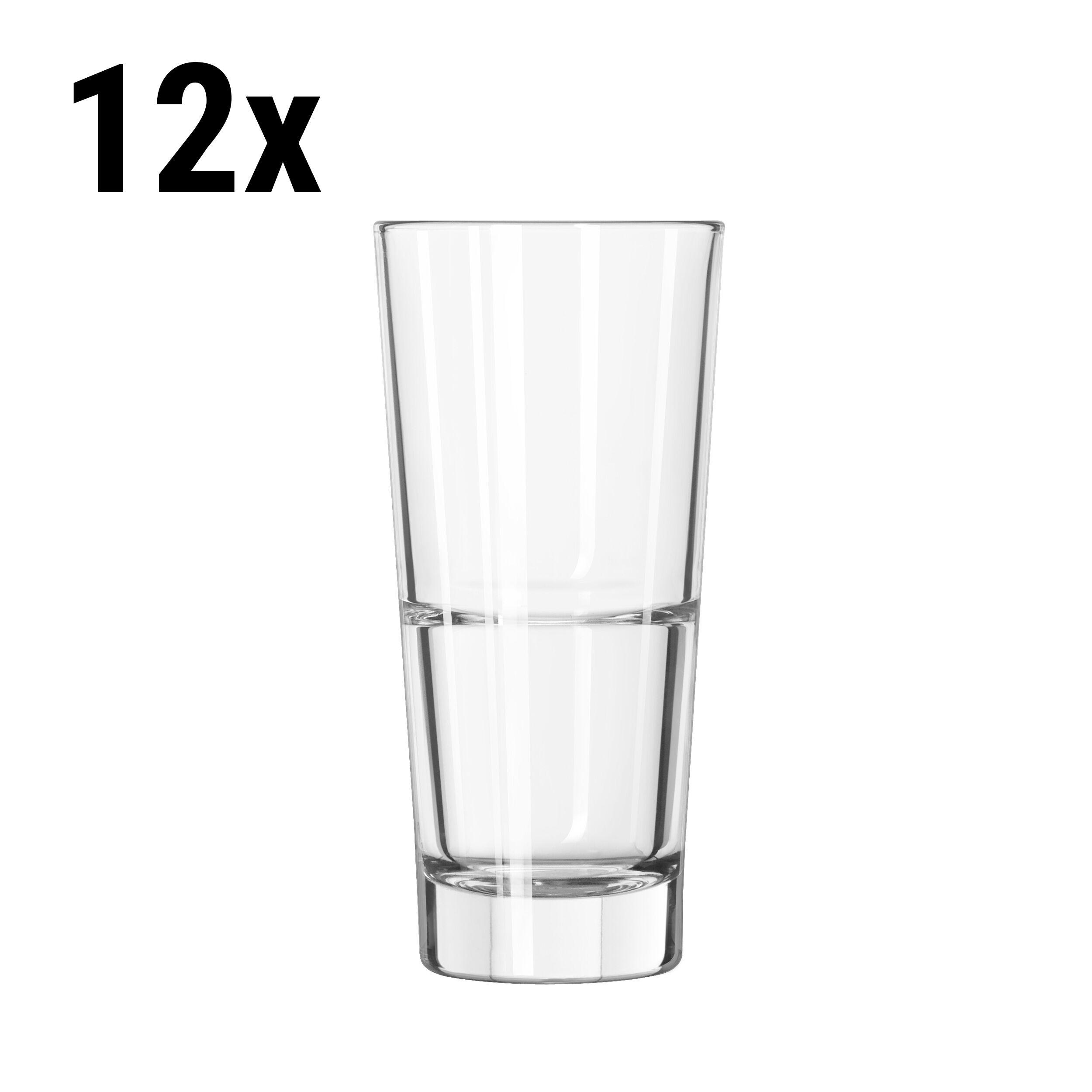 (12 Stück) Longdrinkglas - GILDE - 355ml - Transparent