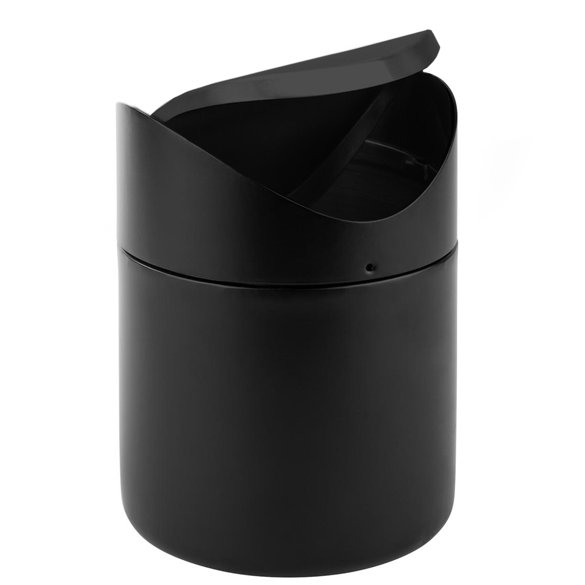 (6 pièces) Poubelle de table - inox - 1,2 litre