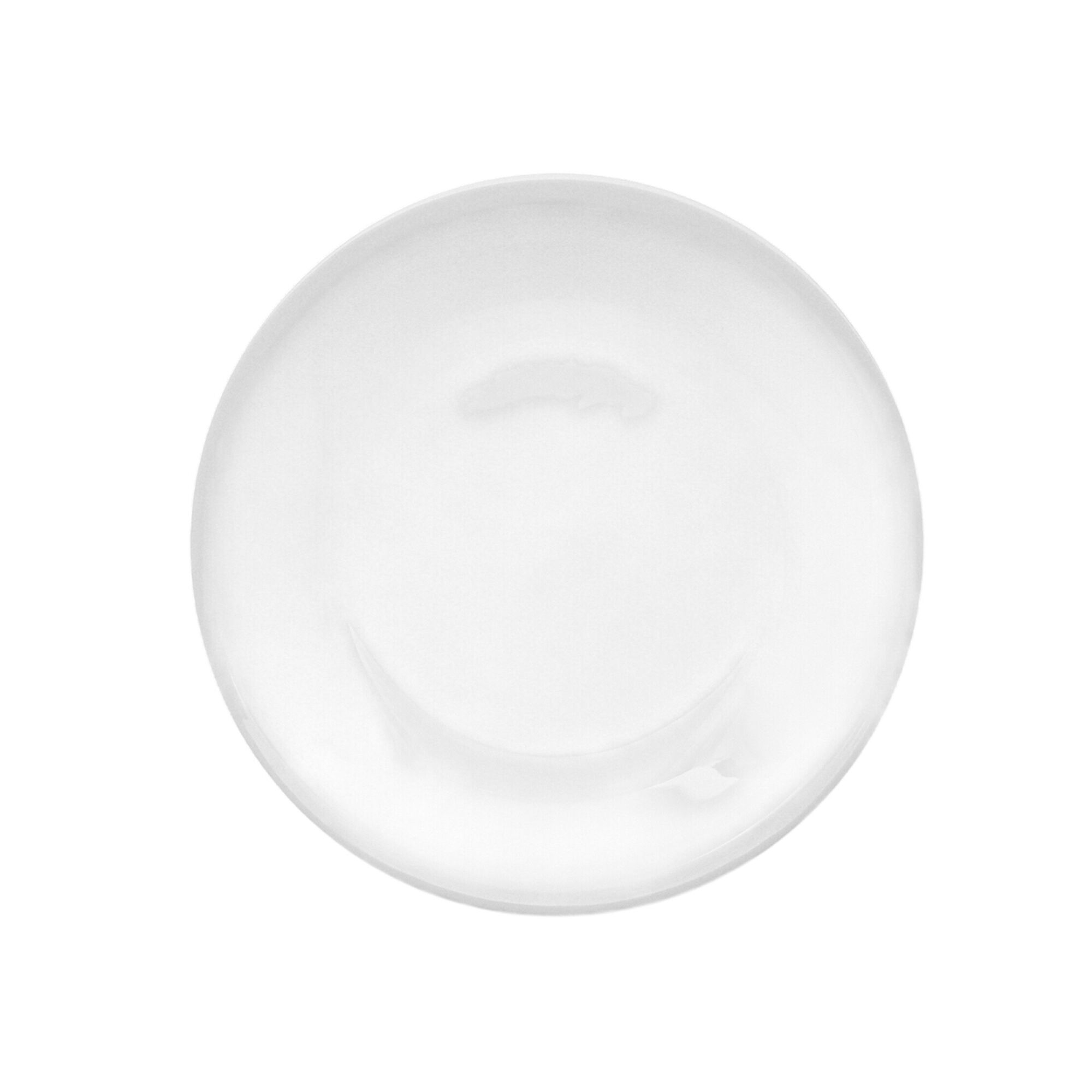 (12 pièces) THERMO FUTURE BOX | Assiette en Porcelaine - Ronde - sans Compartiment - Blanc