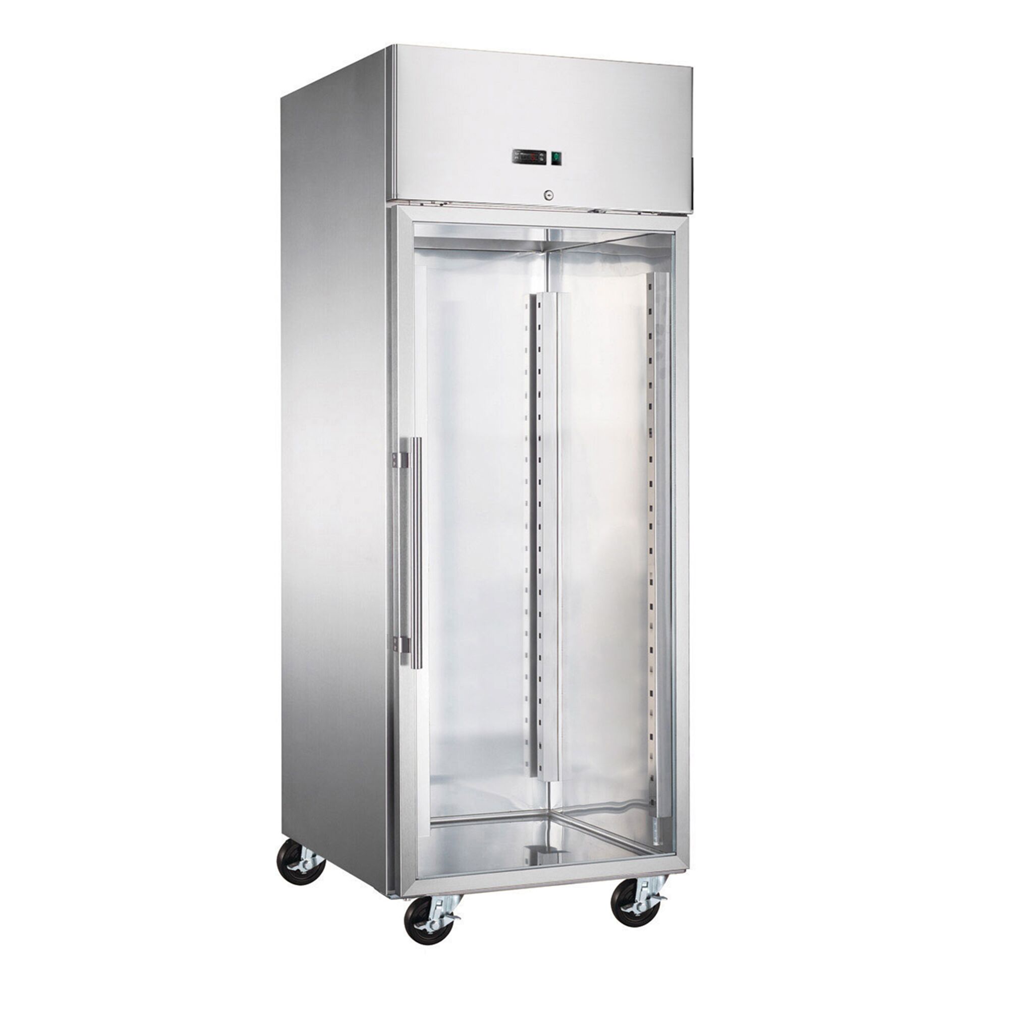Réfrigérateur de boulangerie inox ECO – EN 600x800 – 800 litres – avec 1 porte vitrée