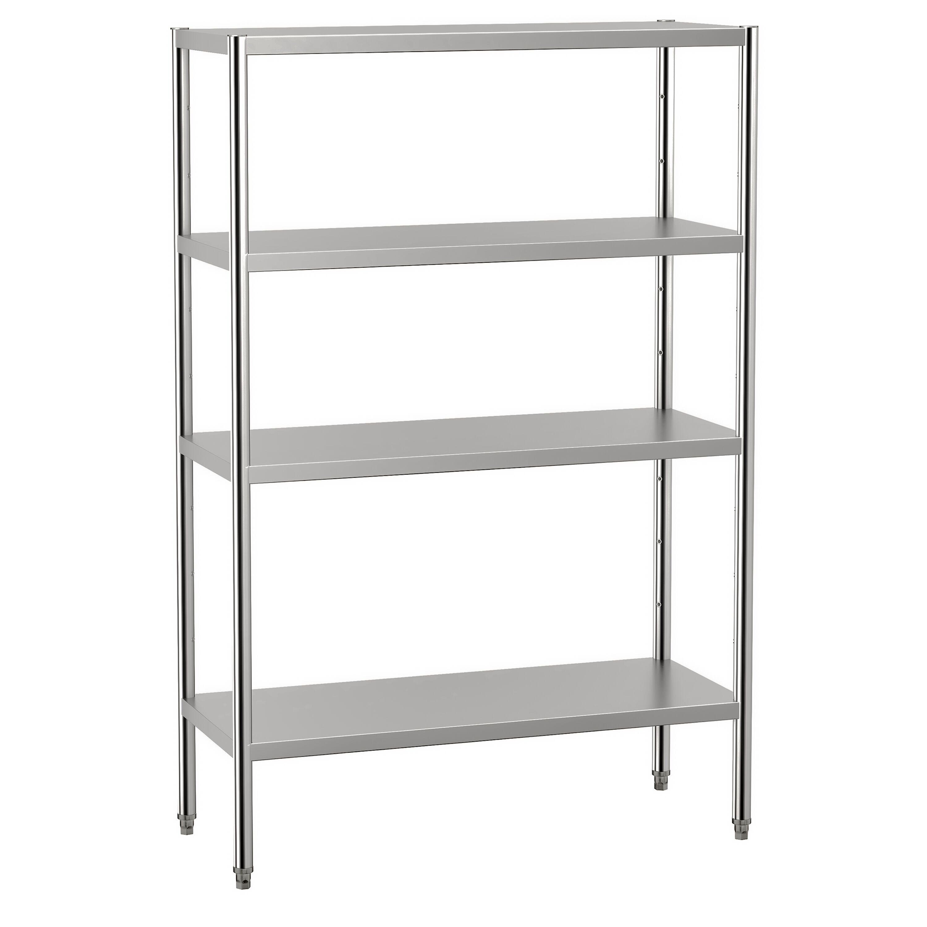 Étagère en inox ECO - 1200 x 490 mm - avec 4 étagères (réglables)