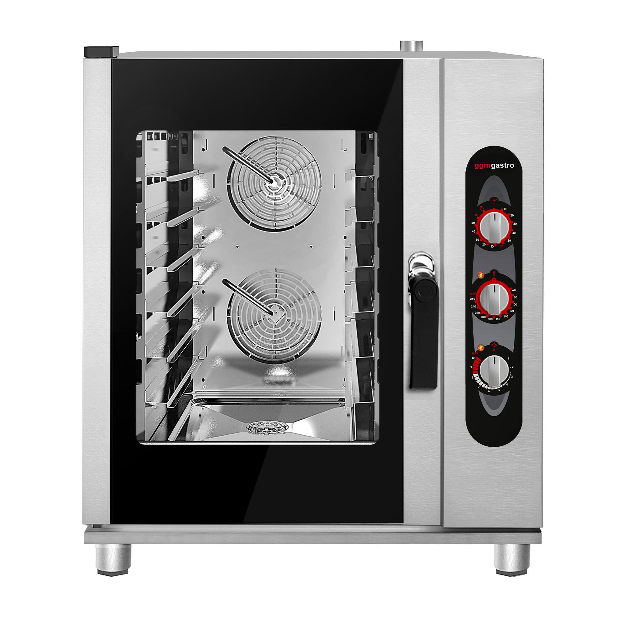 Commercial Electric Bakery Combi Oven – 6-Tray 600×400mm EN - Manual Controls - Direct Steam