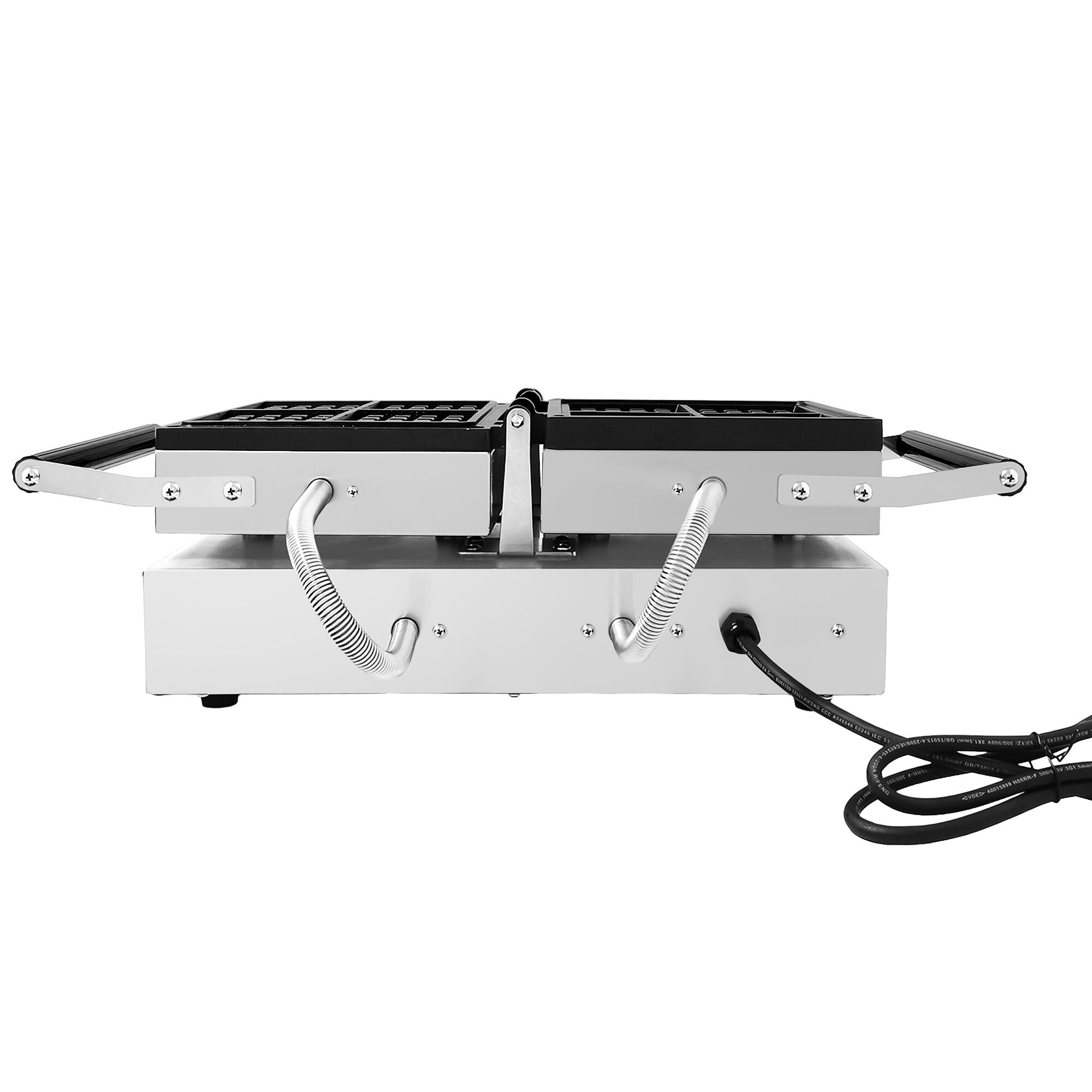 Gaufrier – simple – manuel – 1,6 kW – Forme : 4 gaufres de Bruxelles – avec surface de cuisson rotative à 180°