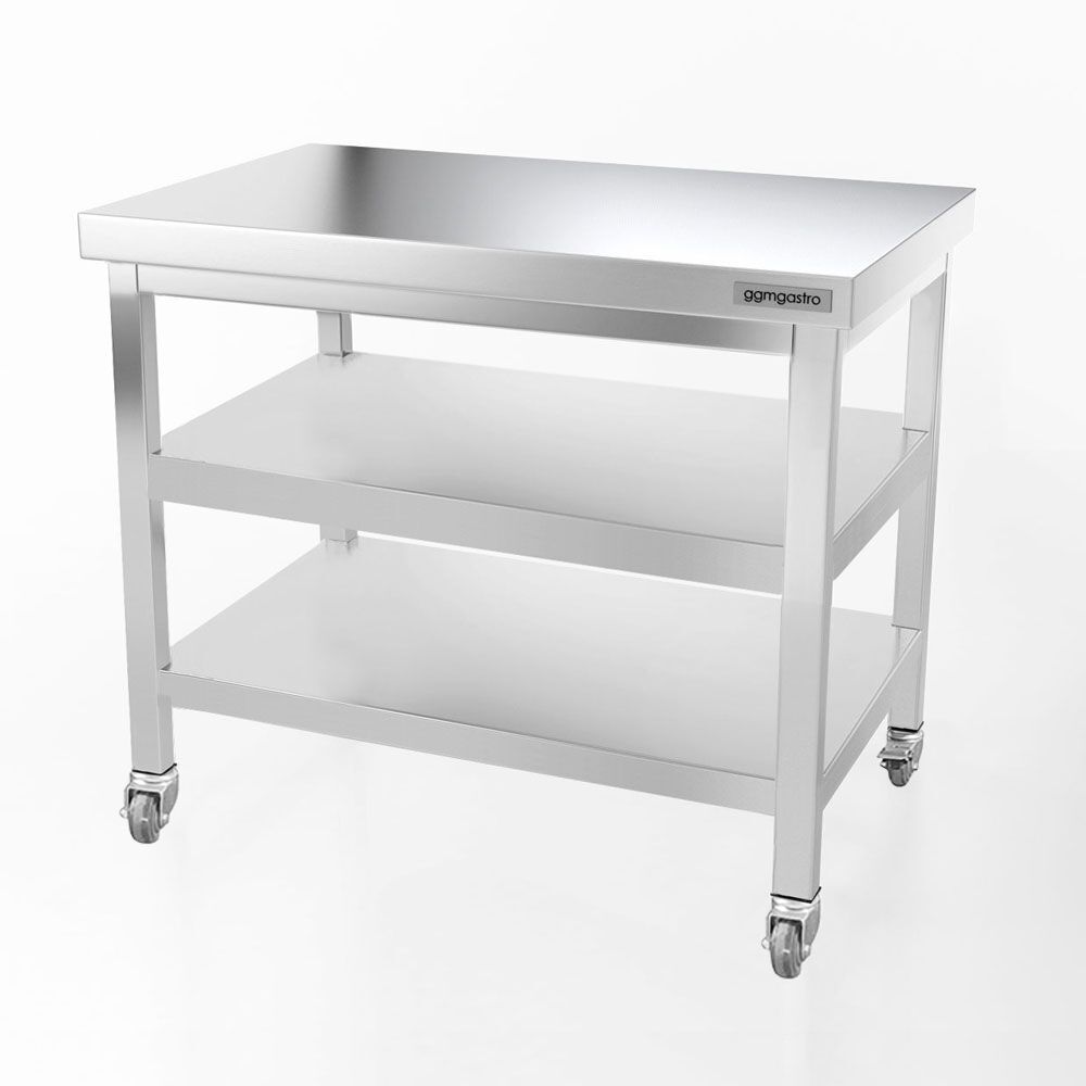 (4 szt.) Zestaw kółek do stołów produkcyjnych - do serii ATK - 140x100x60mm