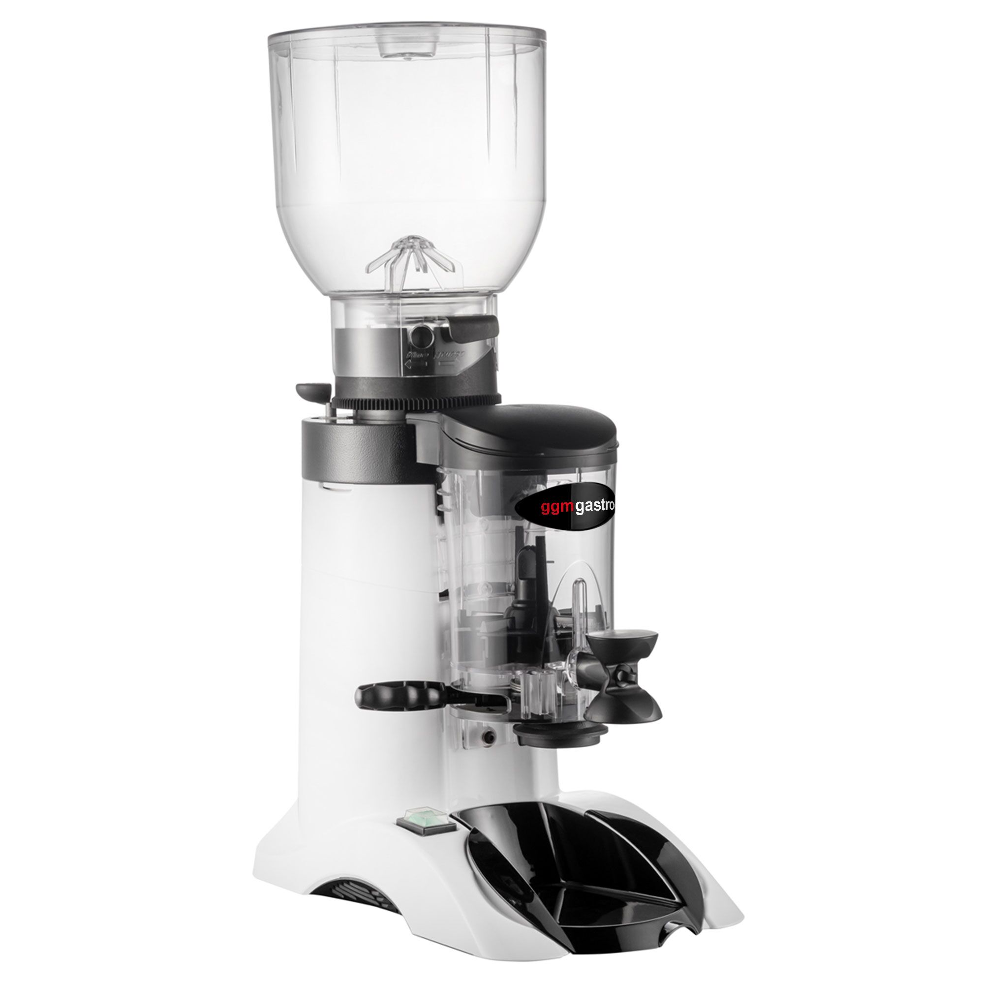 Commercial Coffee Grinder - 2kg - 63dB - with Dispenser (Doser) - White