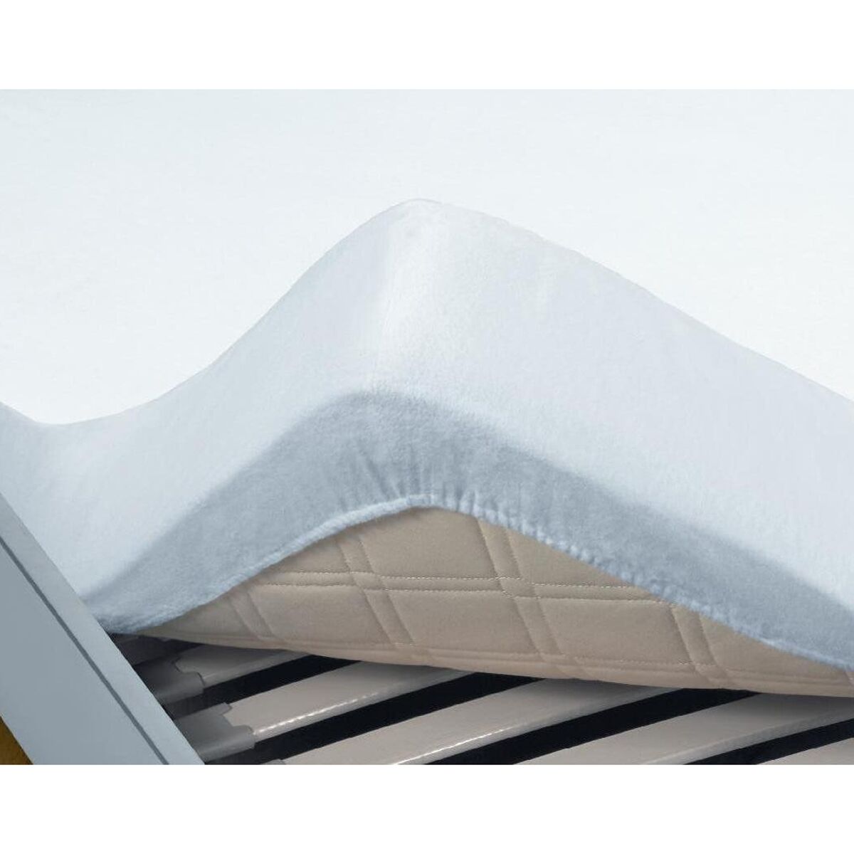 (10 pcs) Alèse de protection en molleton - 100x200cm - Blanc