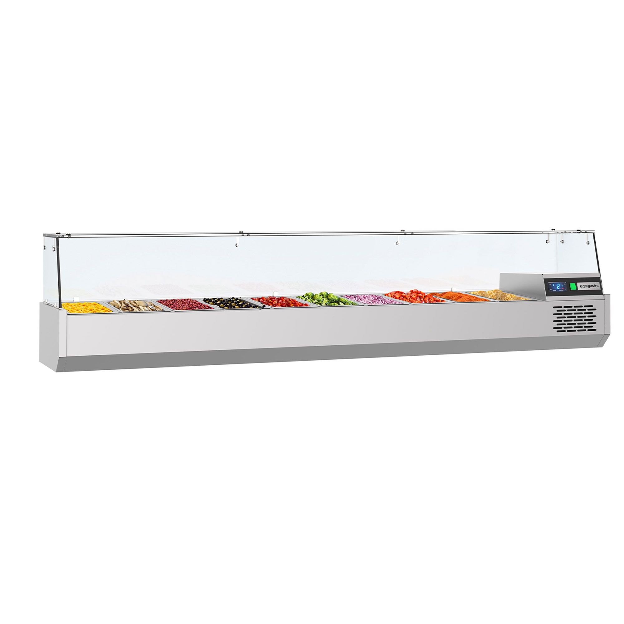 Vitrine Réfrigérée à Ingrédients PREMIUM - 2100x390mm - 10x GN 1/3