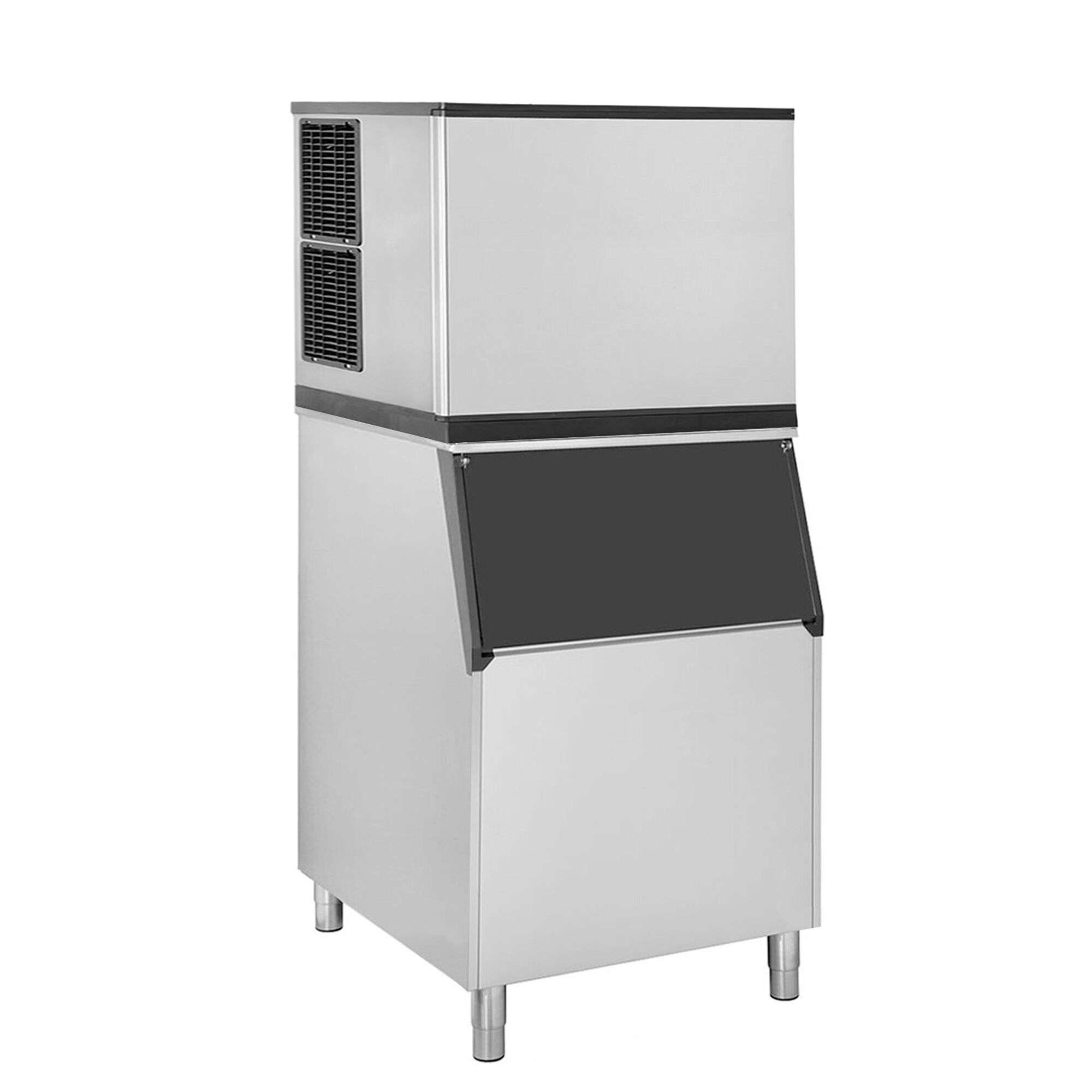 Machine à glaçons - Cubes - 403 kg/24 h - y Bac à glaçons