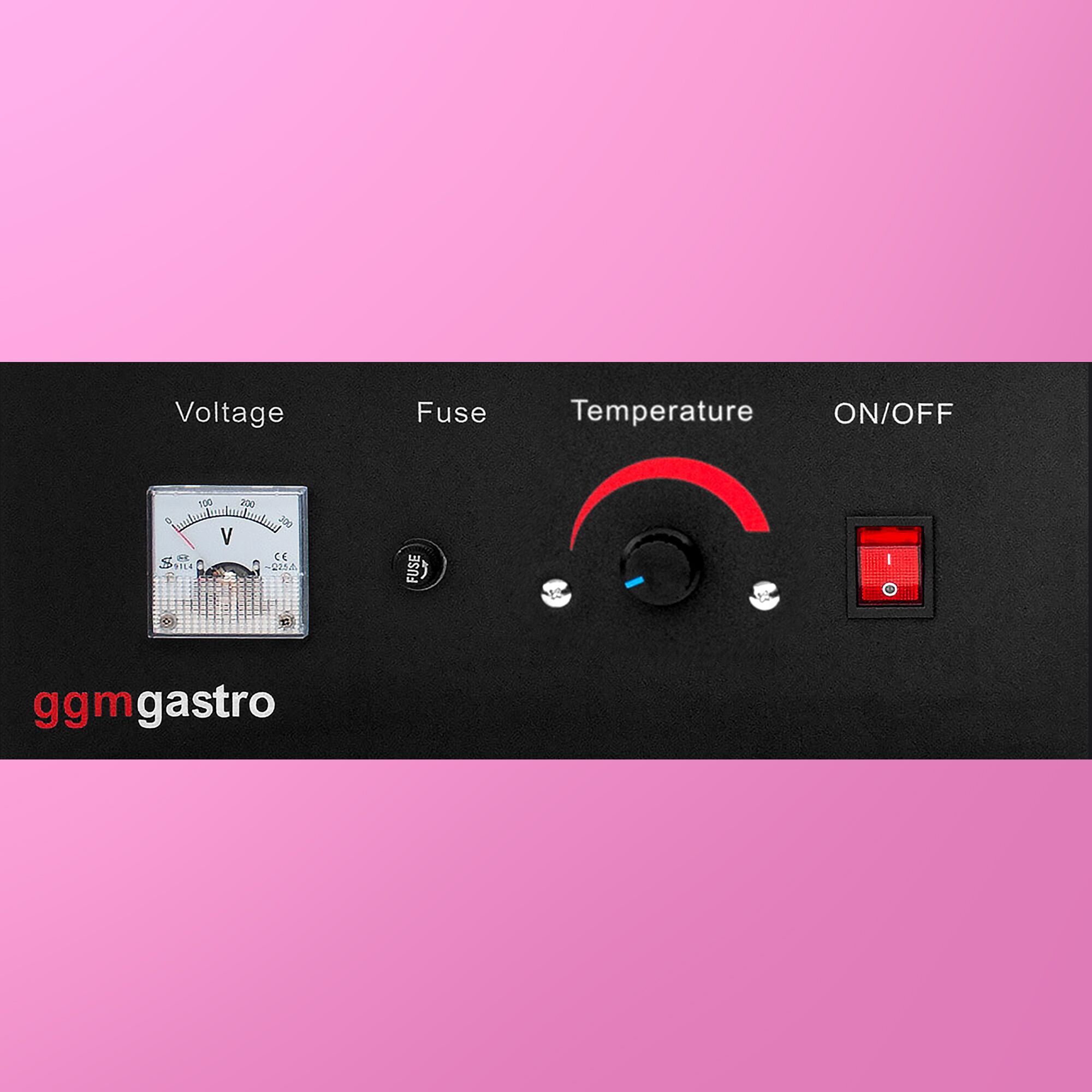 Hattarakone - Ø 52 cm - 950 W - pinkki - roiskesuojalla