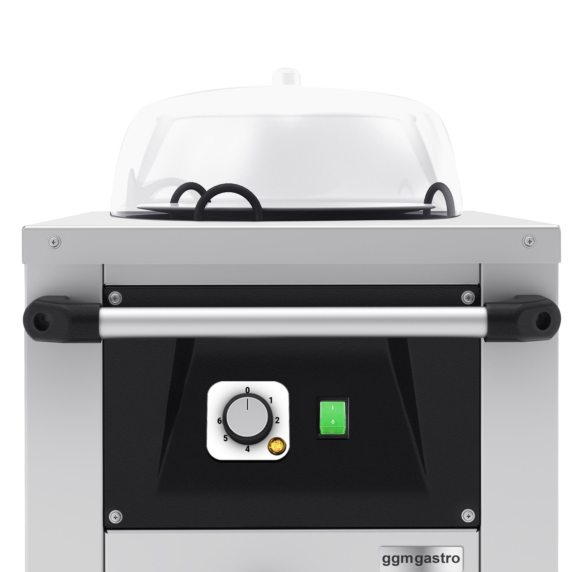 Tallriksvärmare - med värme - 1,0 kW - med hjul - 50 tallrikar - Ø 240–290 mm