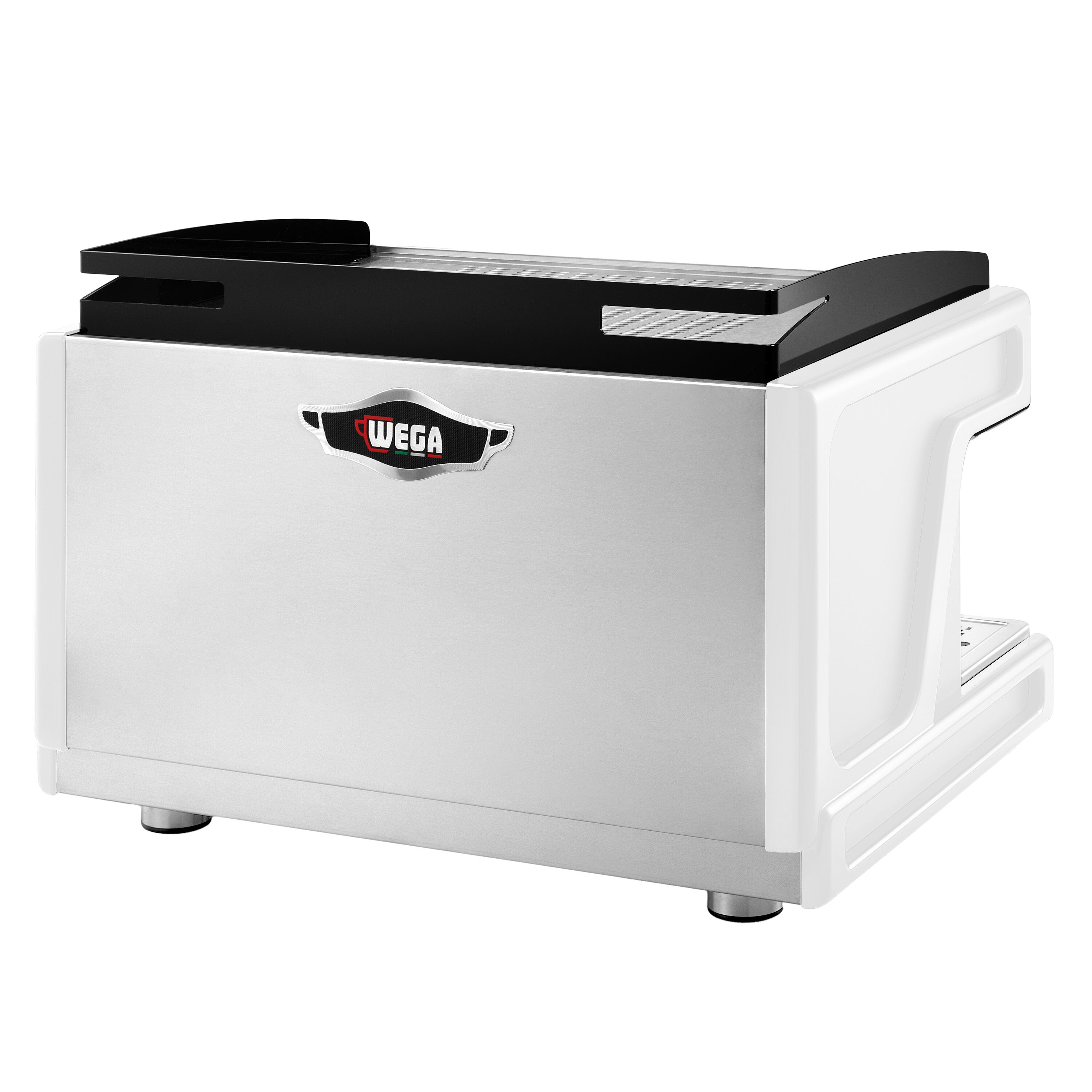 WEGA | Airy - Siebträgermaschine - 2 Gruppig - 3,85 kW - mit Shot Counter - Weiß