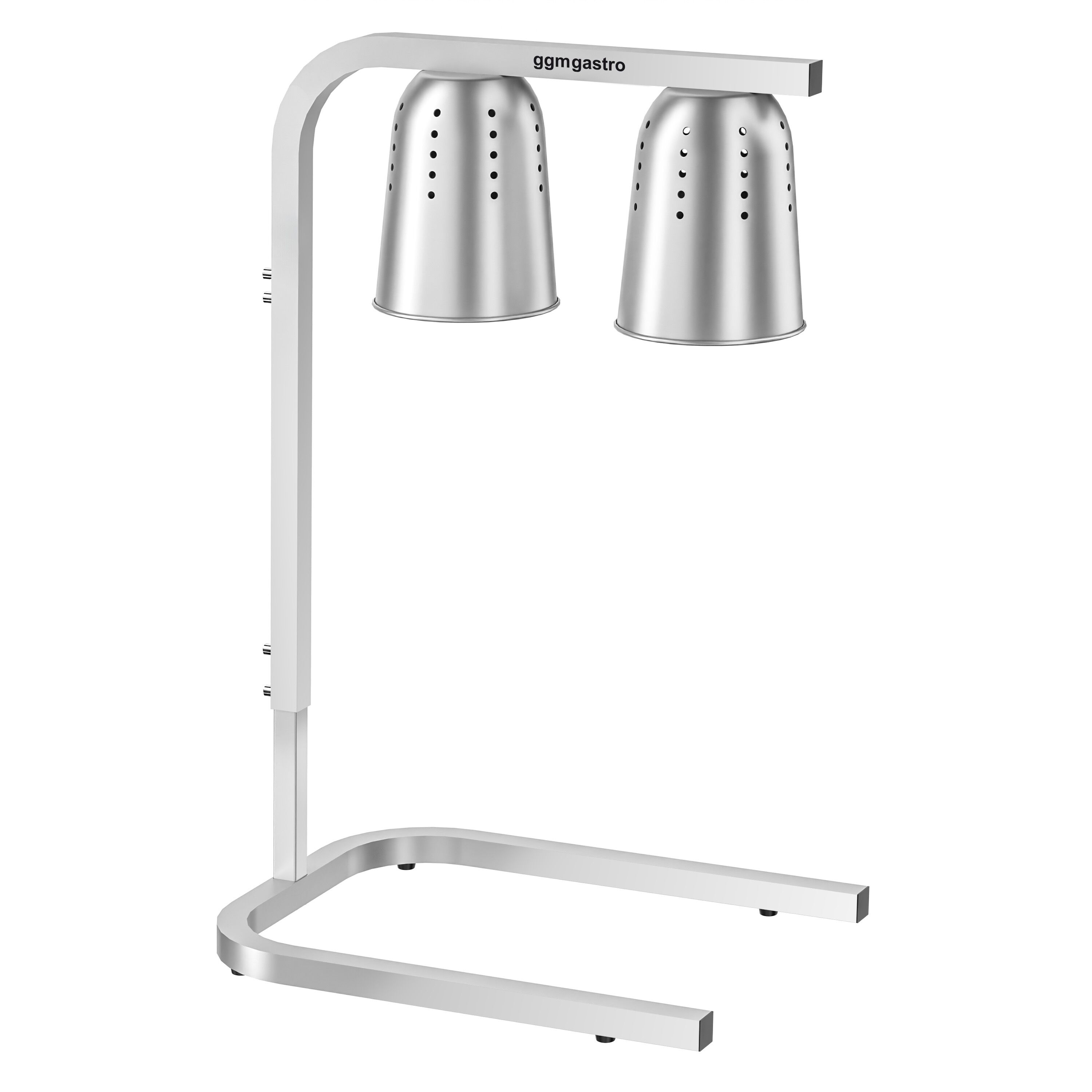 Lampe chauffante infrarouge à 2 lampes chauffantes - 453x360mm - 500W - réglable en hauteur