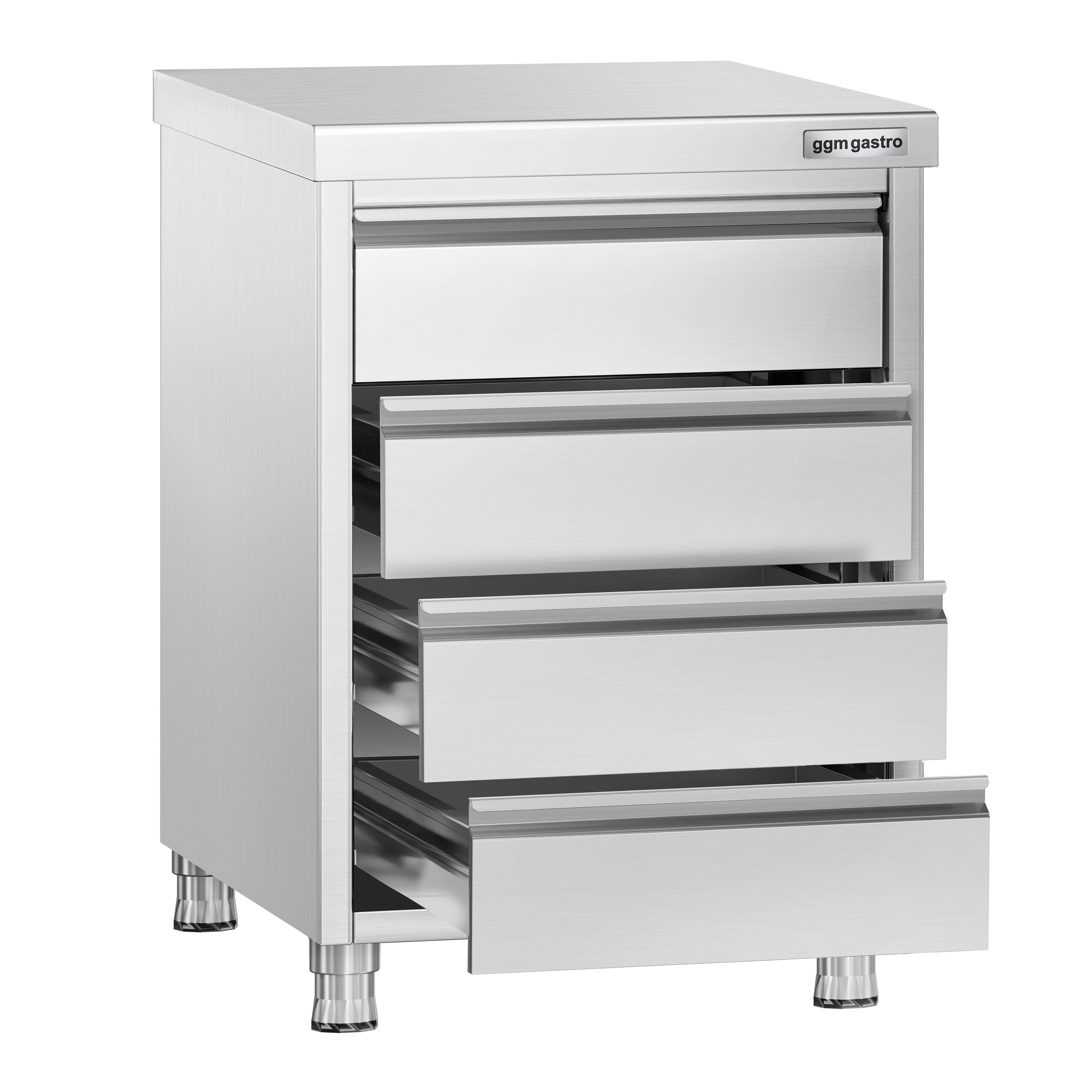 Schubladenschrank PREMIUM mit 4 Schubladen - 500x700mm