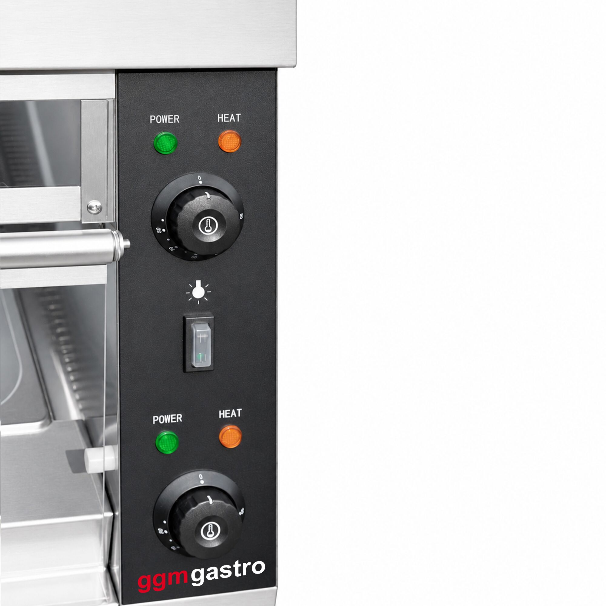 Commercial Heated Display Cabinet – 1200 mm – for 3 × GN 1/1 – Individually Adjustable – 3.5 kW