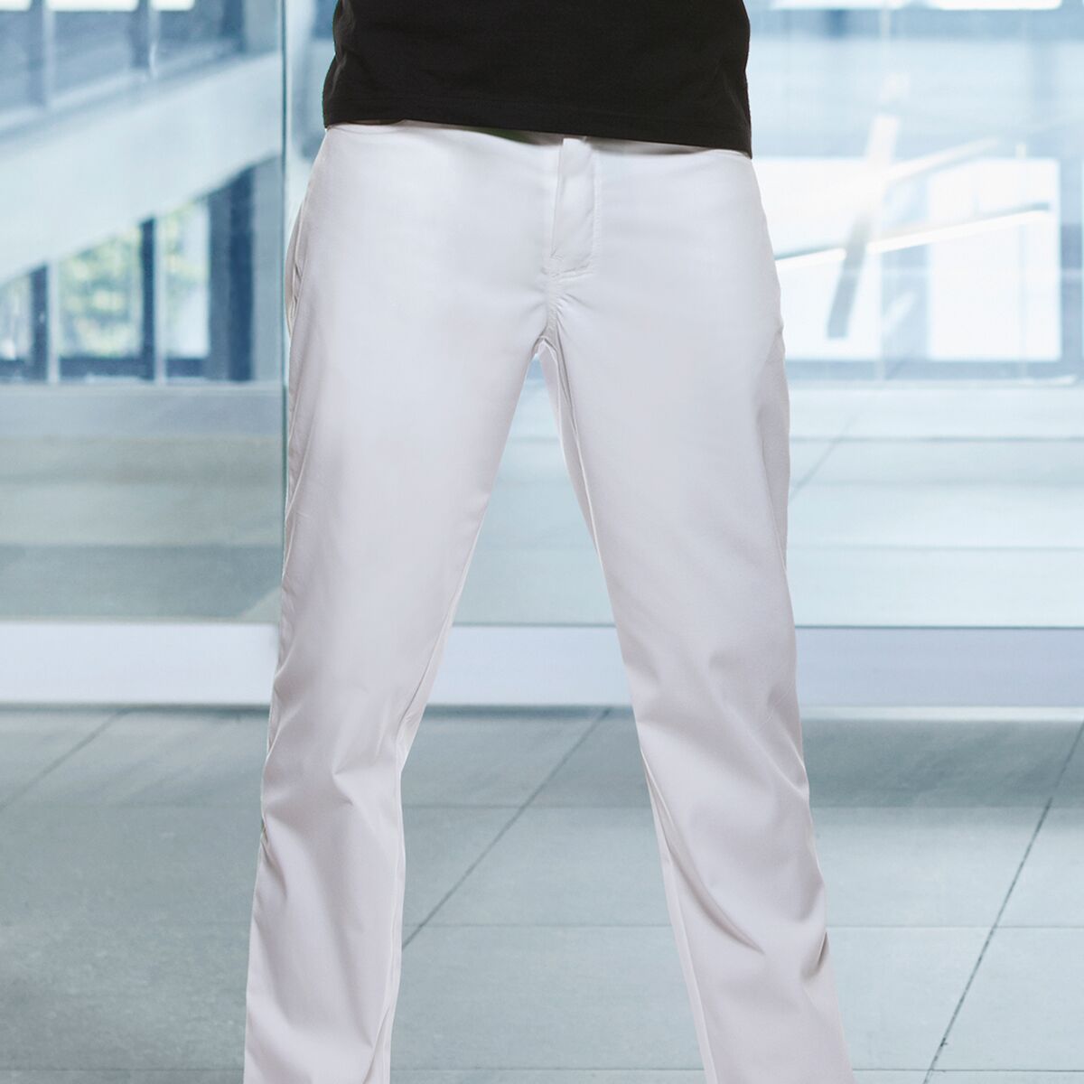 (6 pièces) KARLOWSKY | Pantalon homme Manolo - Blanc - Taille : 46
