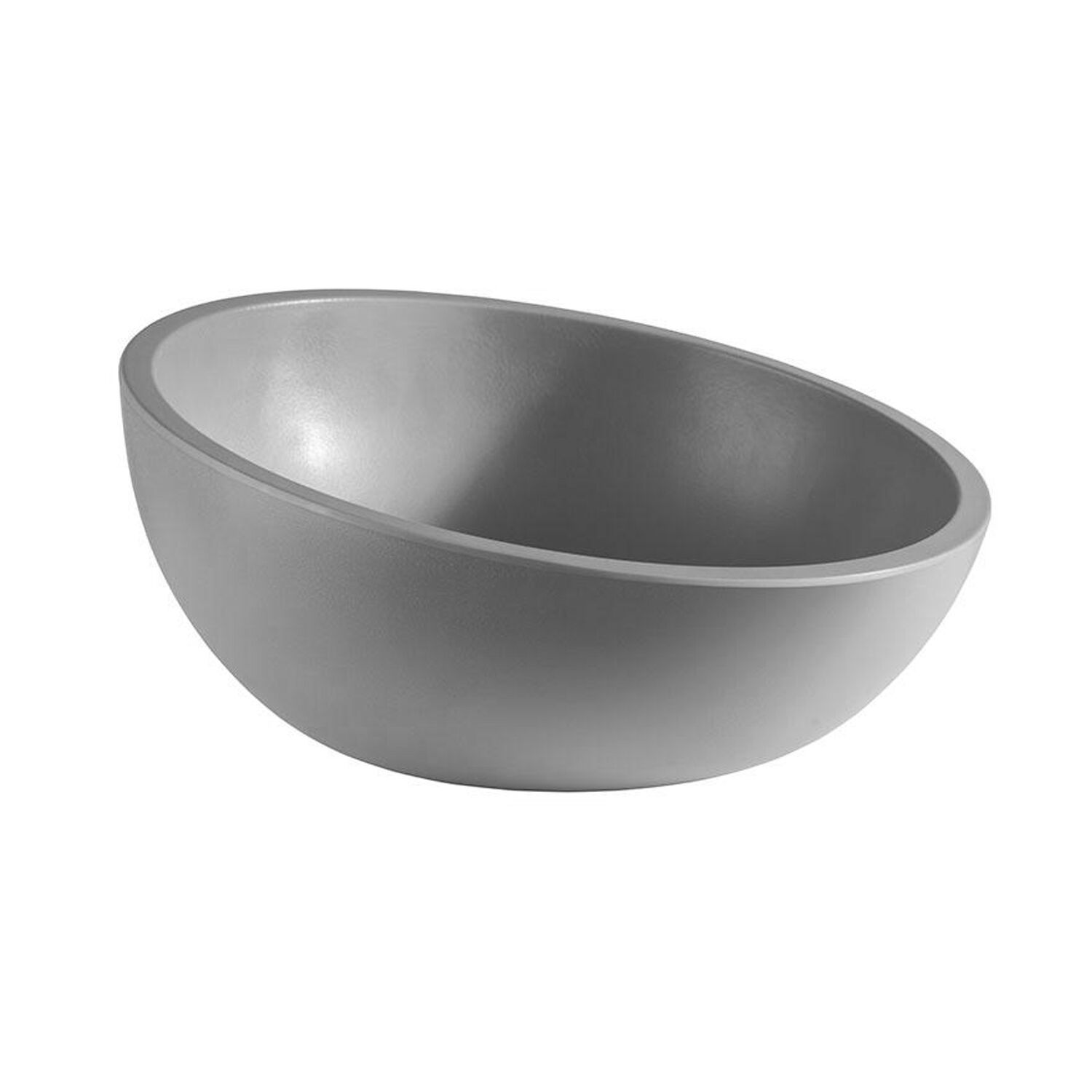(6 pcs) Coupe - ELEMENT LOOK - Mélamine - 2,3L - carré - 300x300mm - Profondeur : 145mm - lot de 6 - Gris