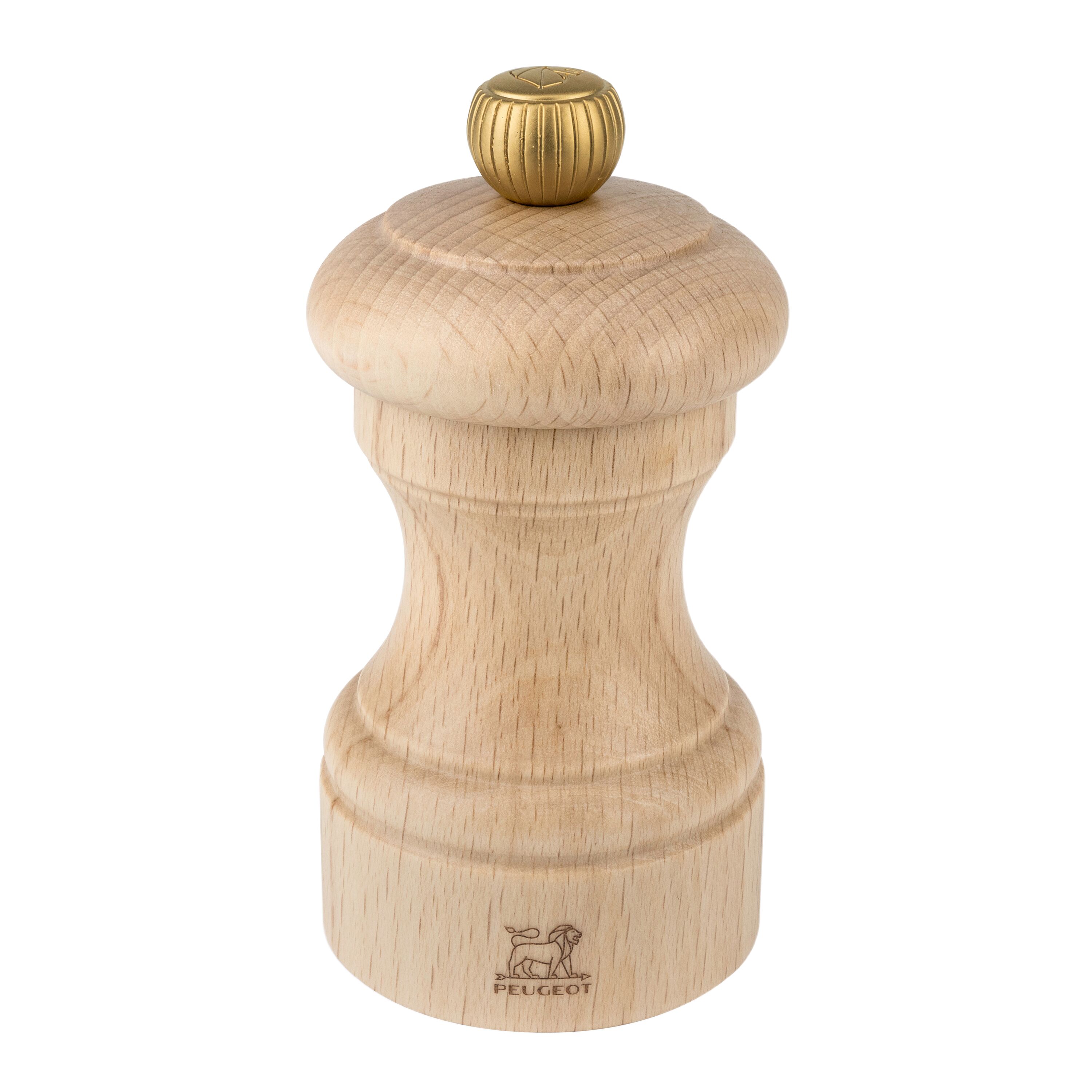(6 pièces) PEUGEOT | BISTRO - Moulin à poivre - Bois - Chocolat - Hauteur : 100 mm