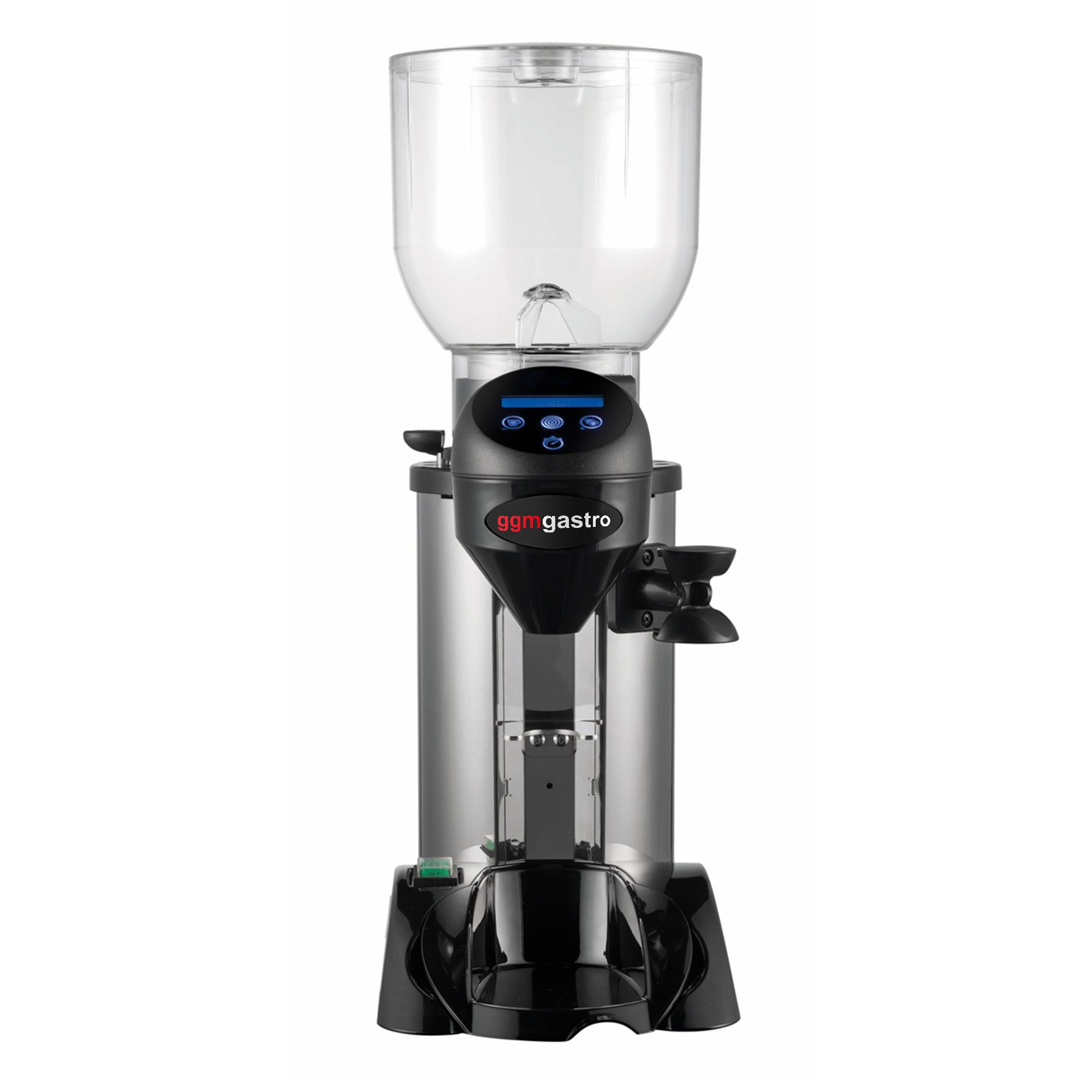 Commercial Coffee Grinder - 2kg - with Dispenser (Doser) - Stainless Steel Housing