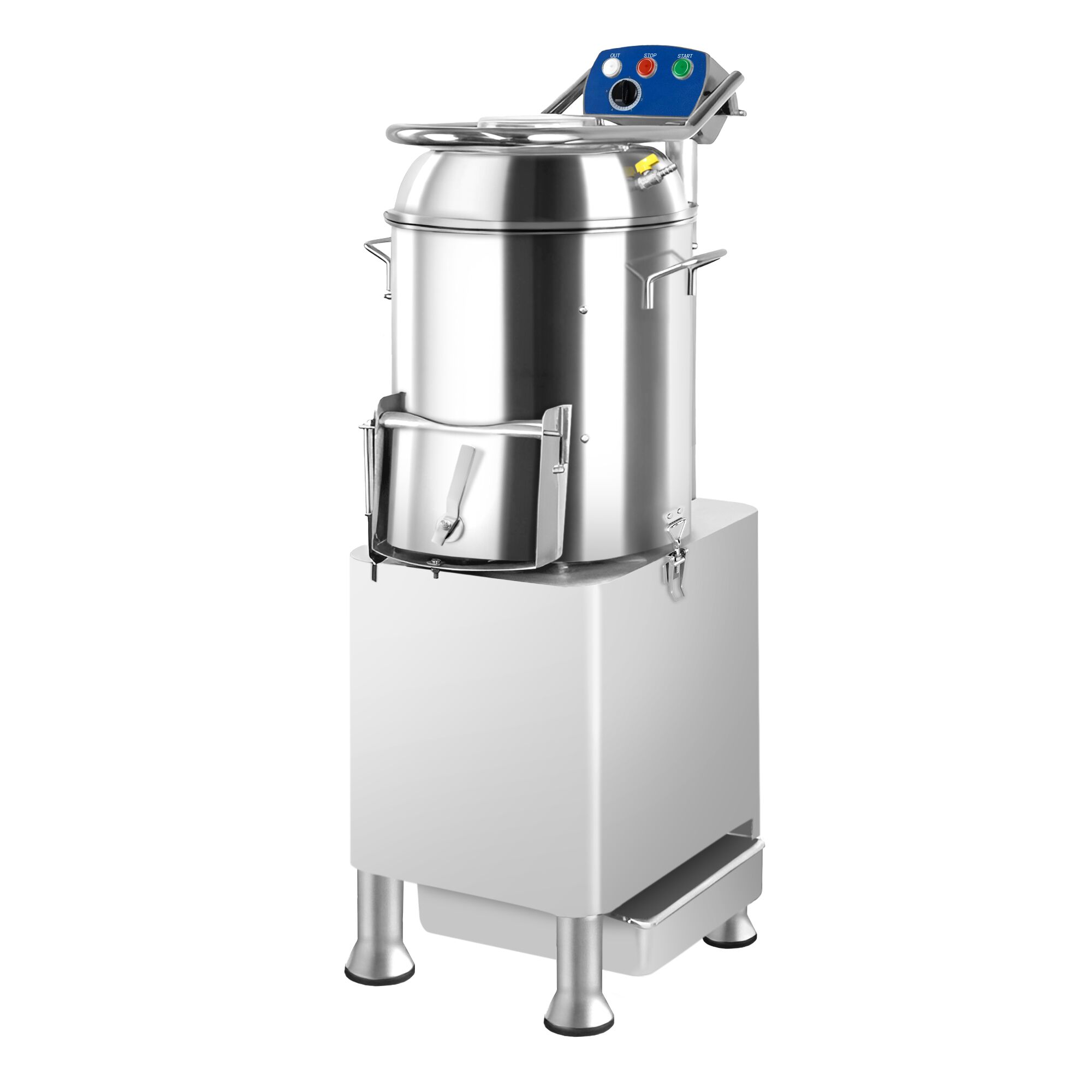 Éplucheuse à pommes de terre professionnelle - 165kg/h - 750W - 230V