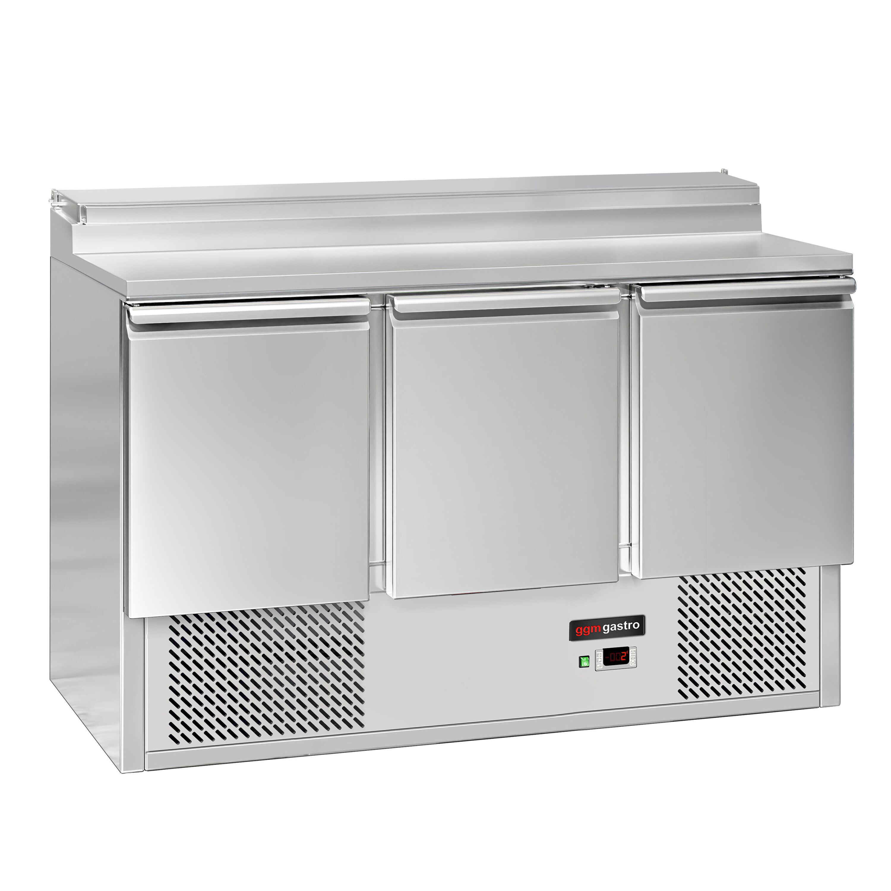 Table de préparation Mini ECO - 1368 mm - 3 portes - pour 8x GN 1/6