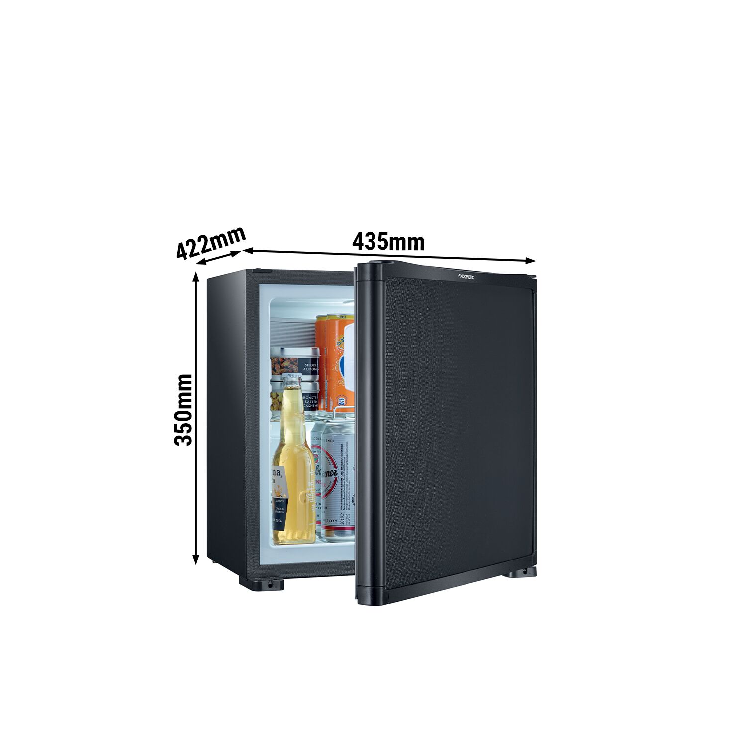 DOMETIC | Minibar Refrigerator - RH 418 NTE - 422 mm - 20 liters - with 1 door & right-hand door hinge