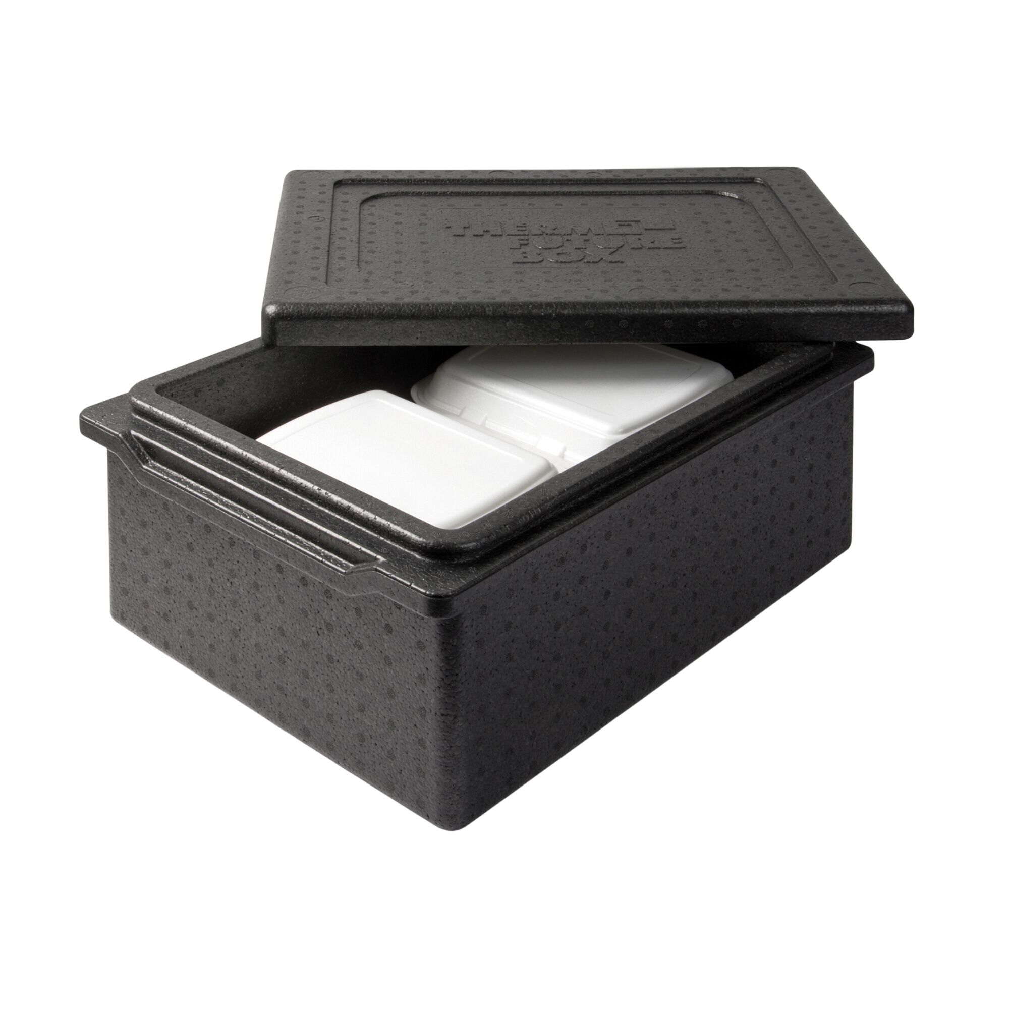 (5 pièces) THERMO FUTURE BOX | Boîte isotherme TAKE AWAY - 20 litres - Noir
