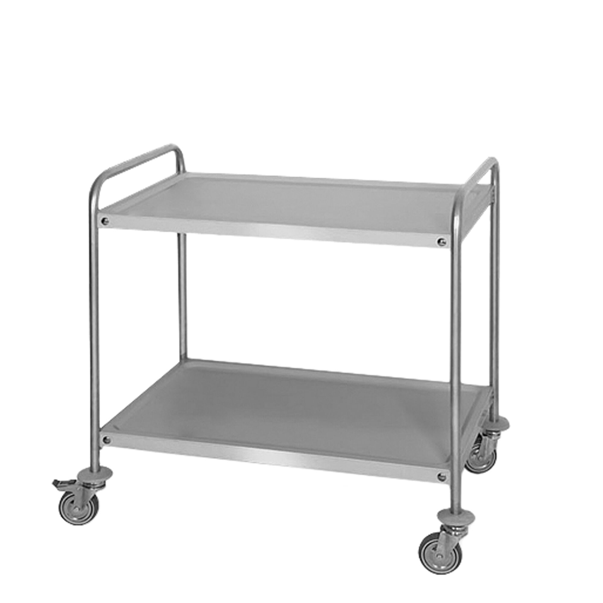 Chariot de service – 800x500 mm – avec 2 surfaces de rangement