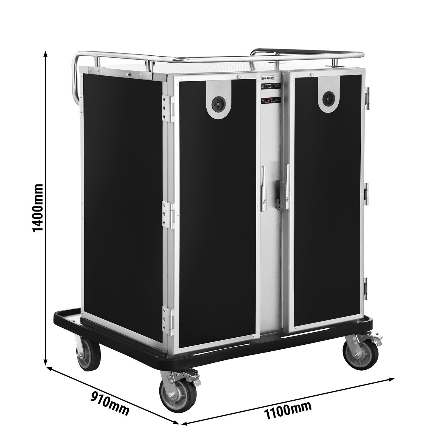 Bankettwagen - Beheizt - 426 Liter - für 24x GN 1/1