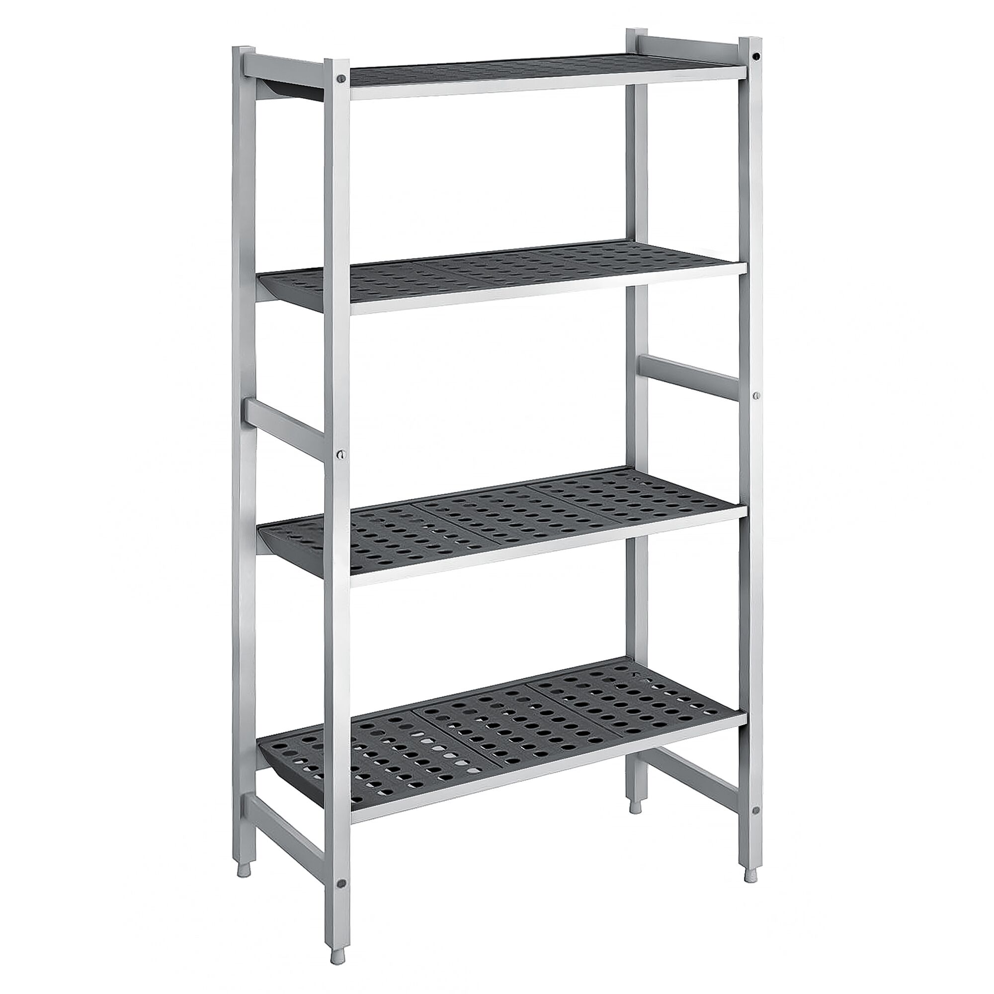 Étagère de base en aluminium - 780 x 1800 mm - Capacité de charge : 900 kg
