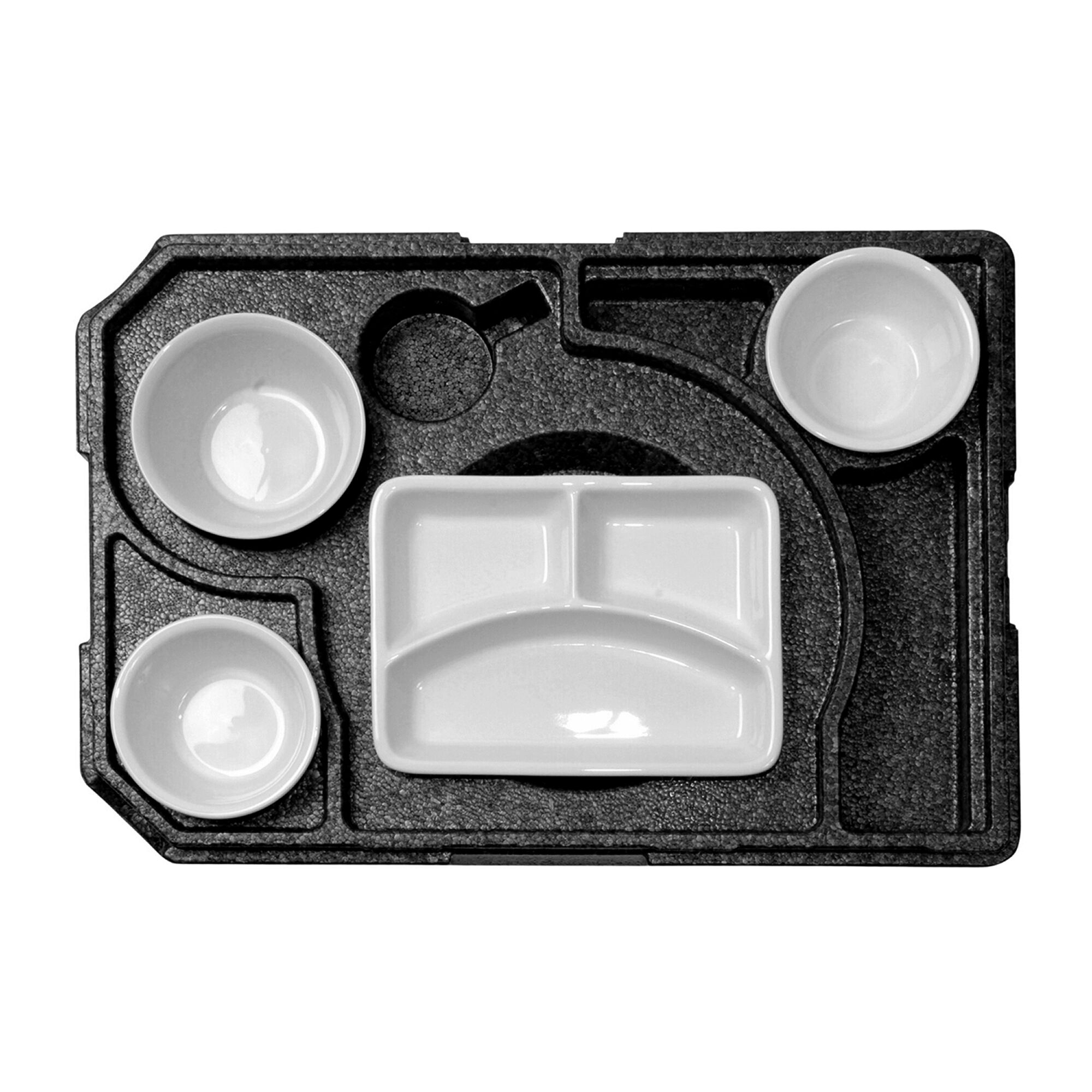 (10 pièces) THERMO FUTURE BOX | Boîte isotherme DINNER +3 - Noir