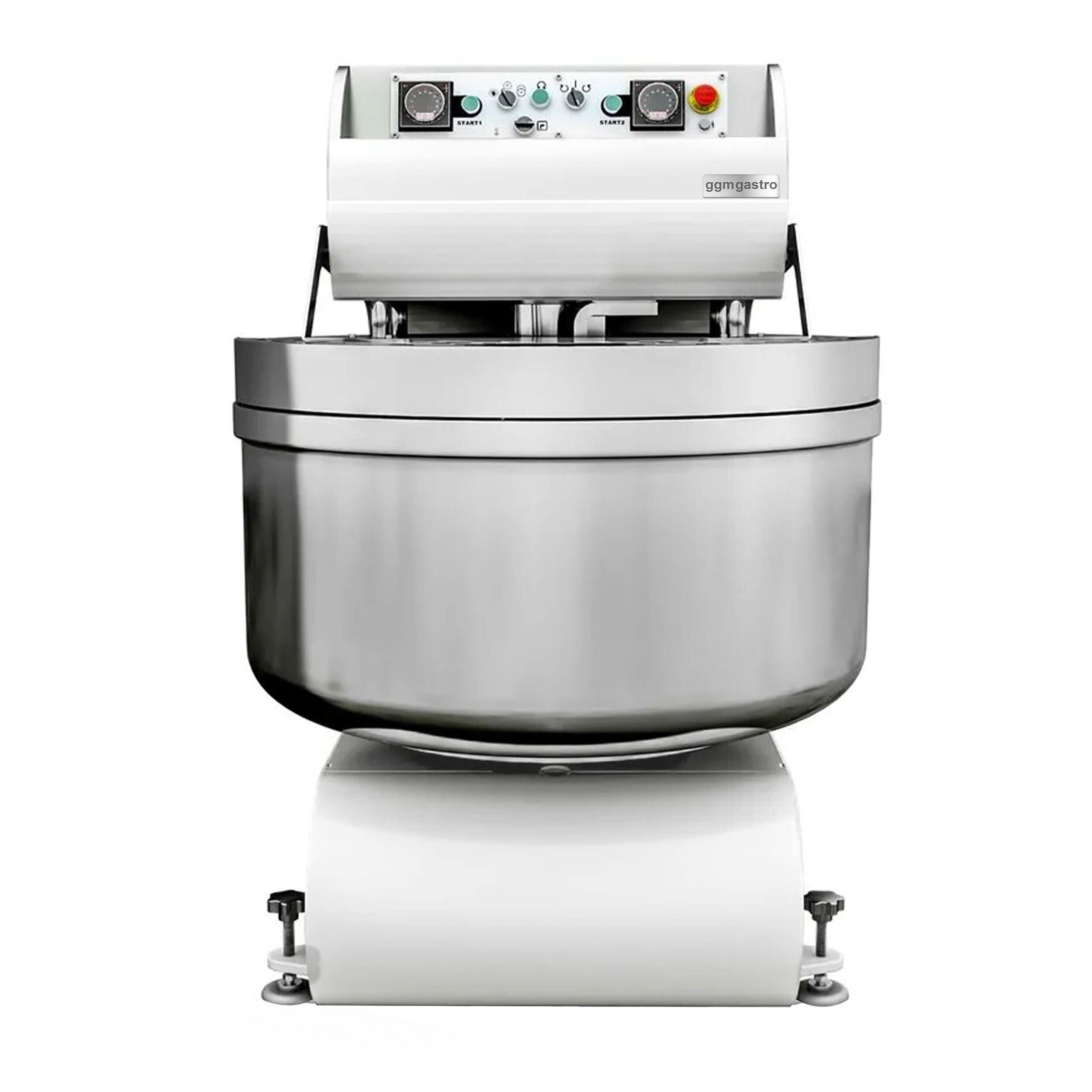 Pétrin à Spirale de Boulangerie - 205 Litres / 130 kg - 2 Vitesses - avec Cuve Fixe - 2 Moteurs